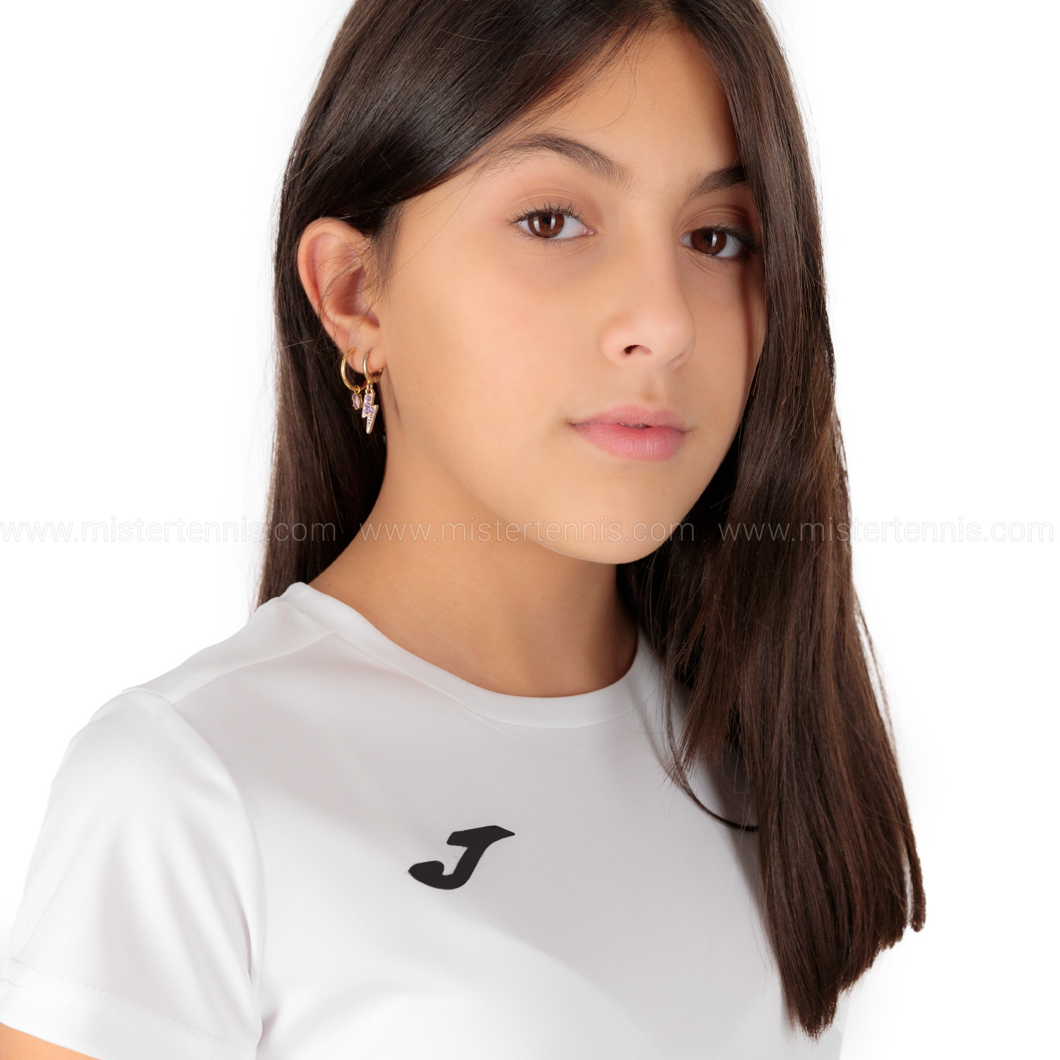 Joma Combi Maglietta Bambina - White