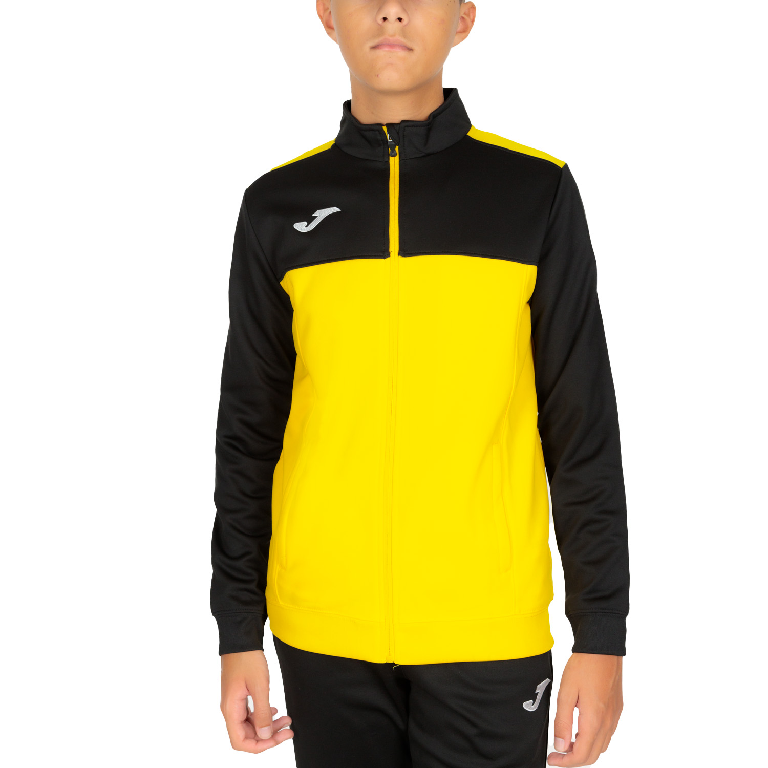 Joma Boy Winner Jacket - Yellow/Black