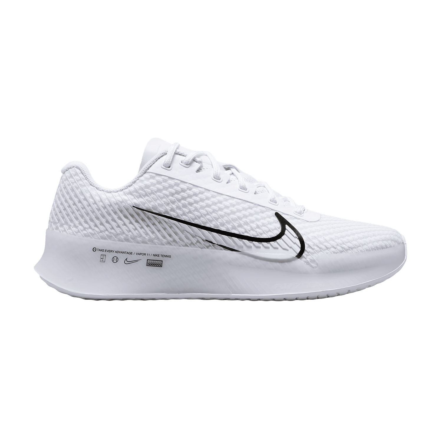 Articulación Berri Dar Nike Court Air Zoom Vapor 11 HC Women's Tennis Shoes - White