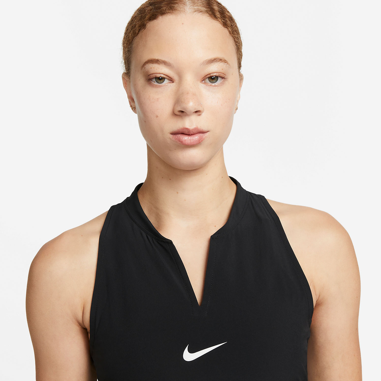 Nike Court Dri-FIT Club Women's Tennis Dress - Black/White