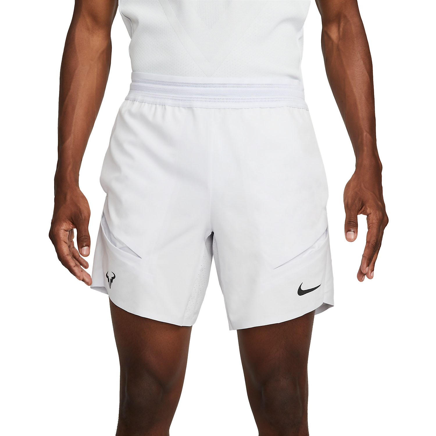 Nike Court Dri-FIT ADV Rafa Men's Tennis Shorts - White/Black