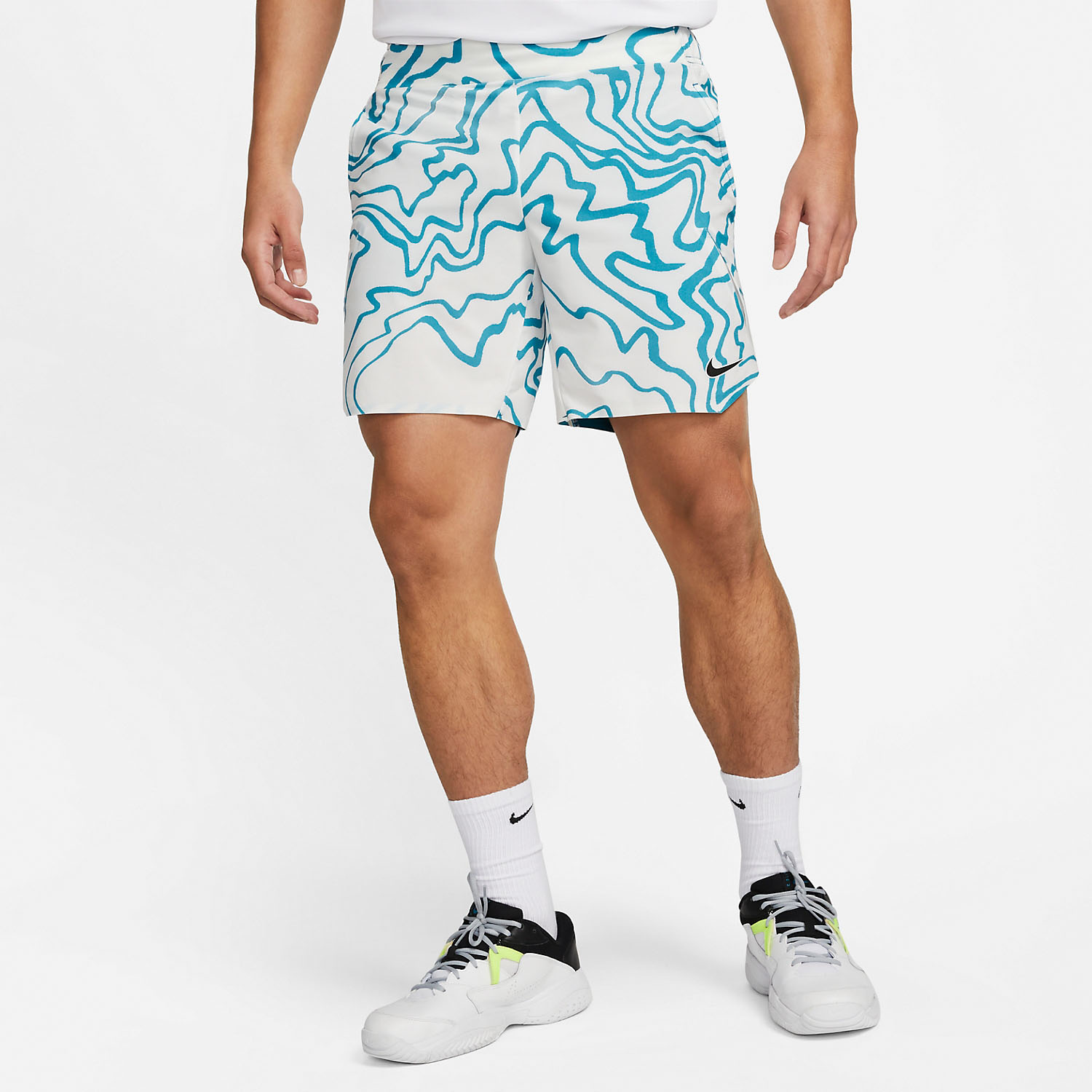Verovering Direct Bejaarden Nike Court Dri-FIT Slam 7in Men's Tennis Shorts - Green Abyss