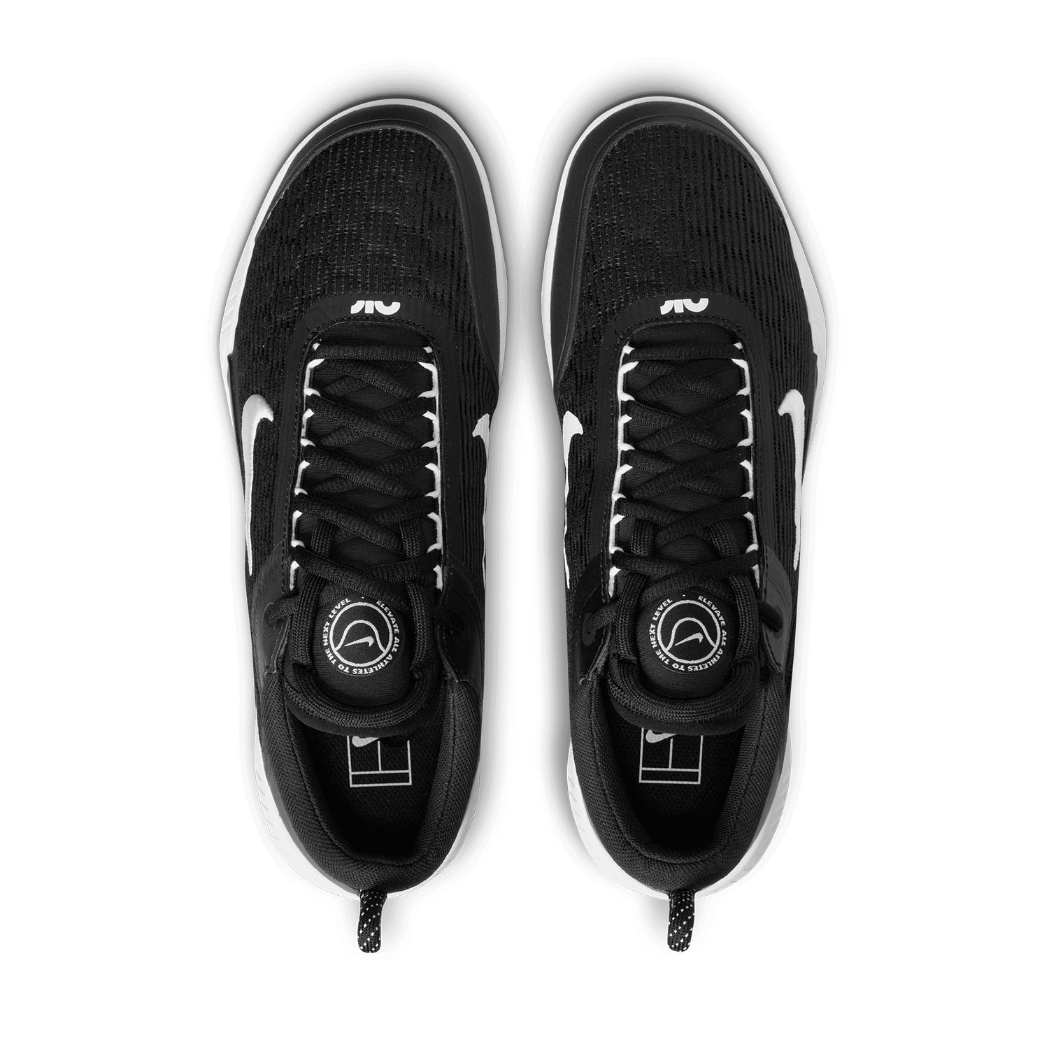 Nike Court Zoom NXT HC Men's Tennis Shoes - Black/White