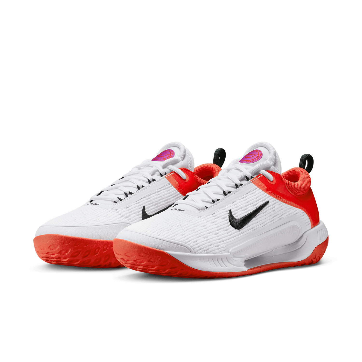 Nike Court Zoom NXT HC - White/Black/Picante Red/Fuchsia Dream