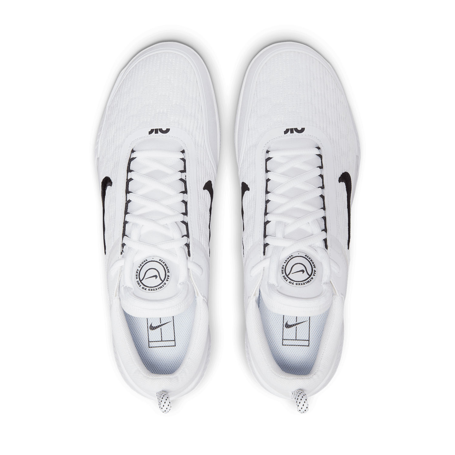 Nike Court Zoom NXT HC Men's Tennis Shoes - White/Black