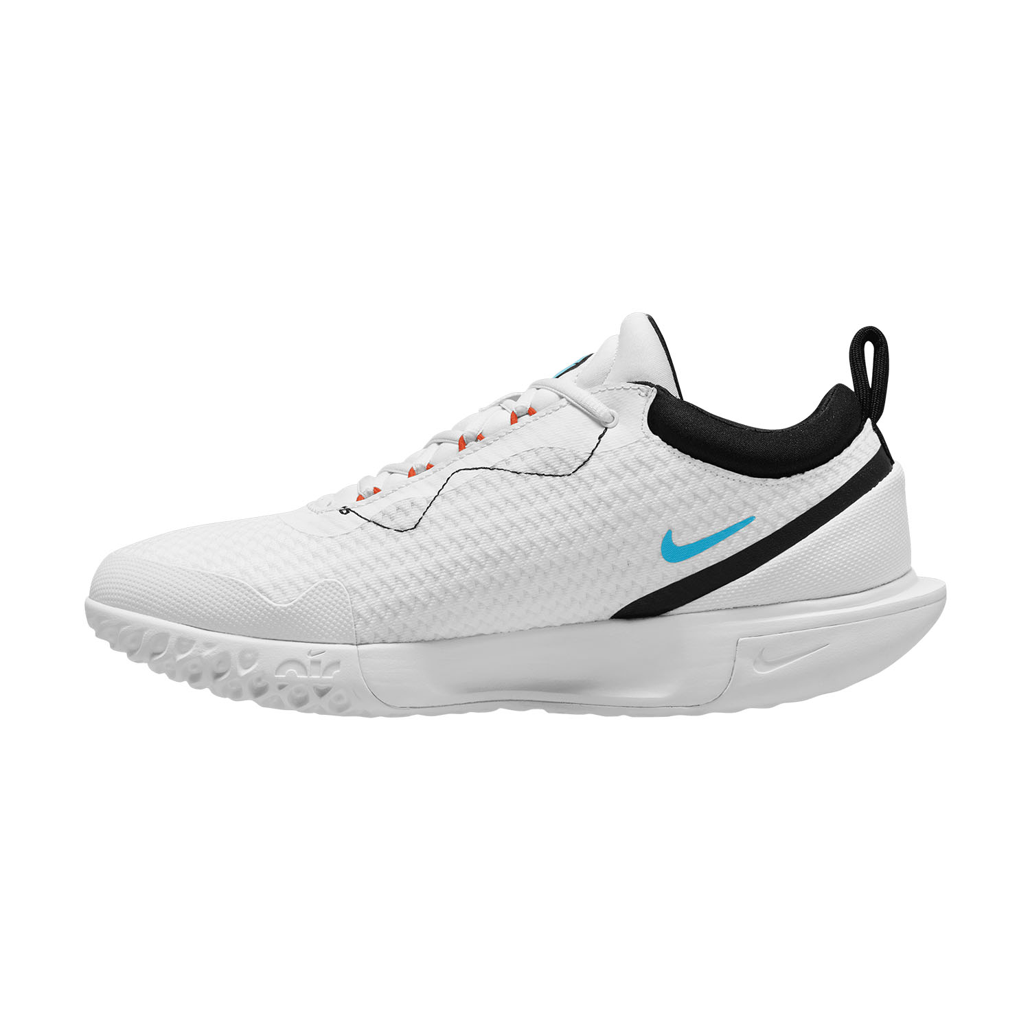 Nike Court Zoom Pro HC - White/Black/Baltic Blue/Picante Red