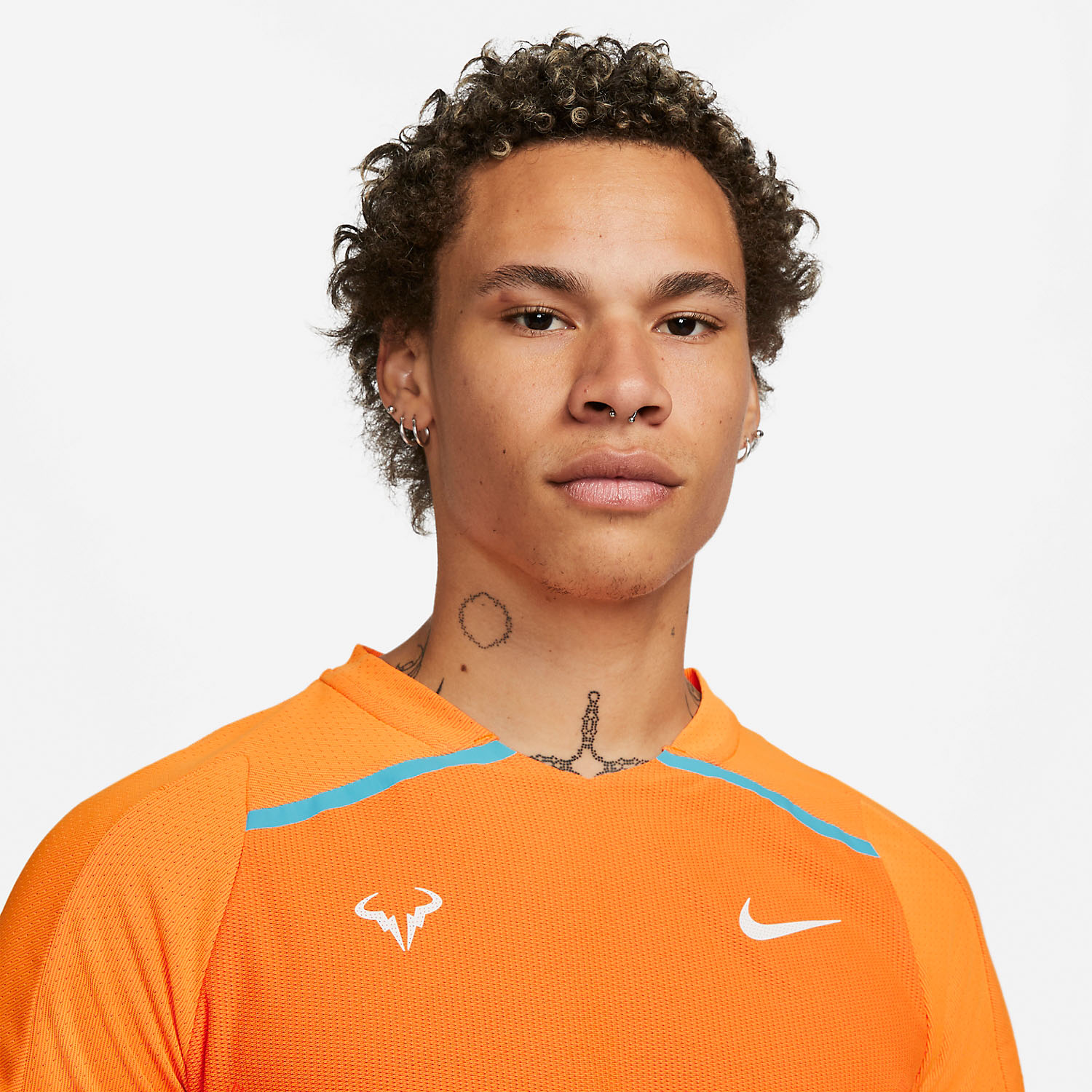 Nike Dri-FIT ADV Rafa T-Shirt - Vivid Orange/White