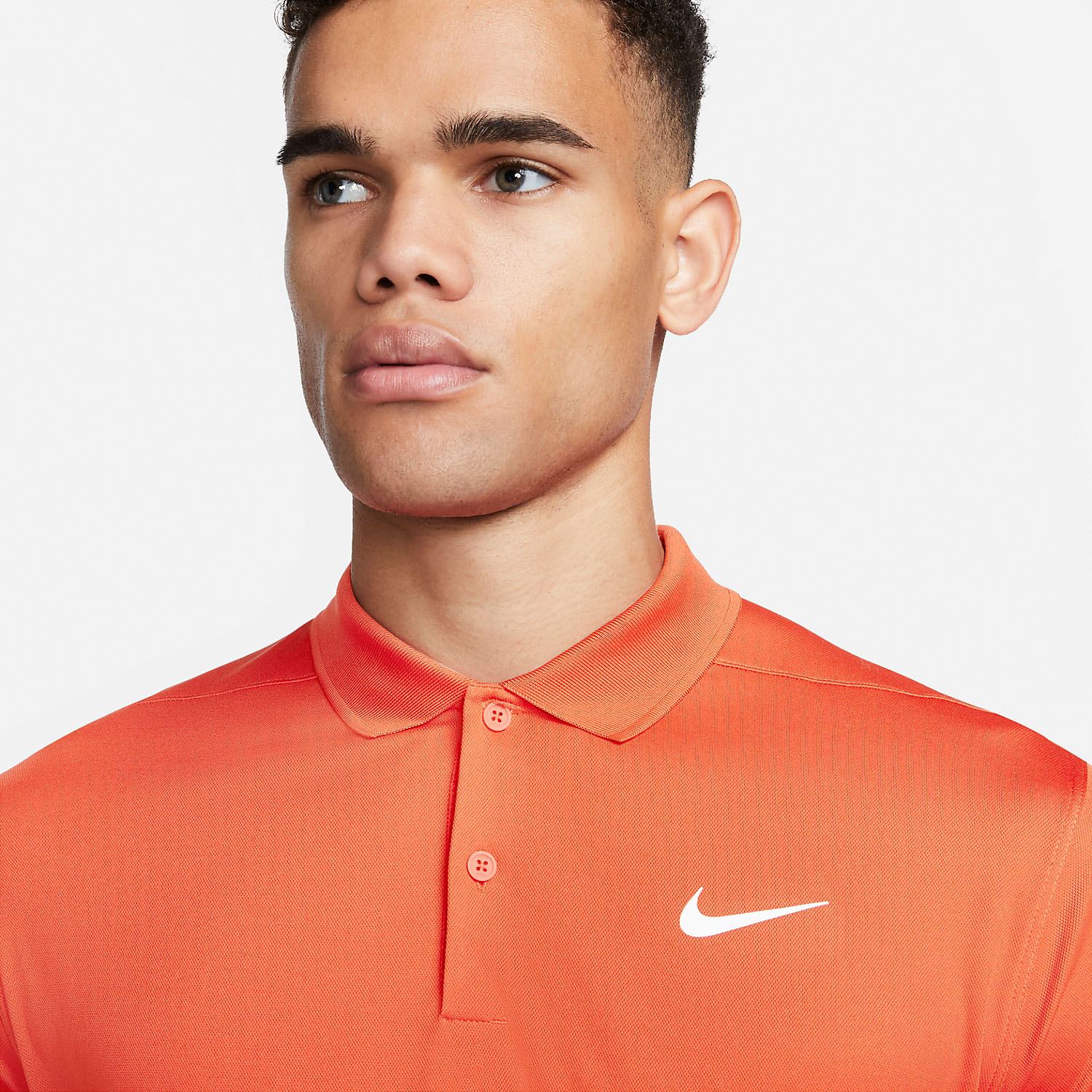 Nike Dri-FIT Classic Men's Tennis Polo - Picante Red/White