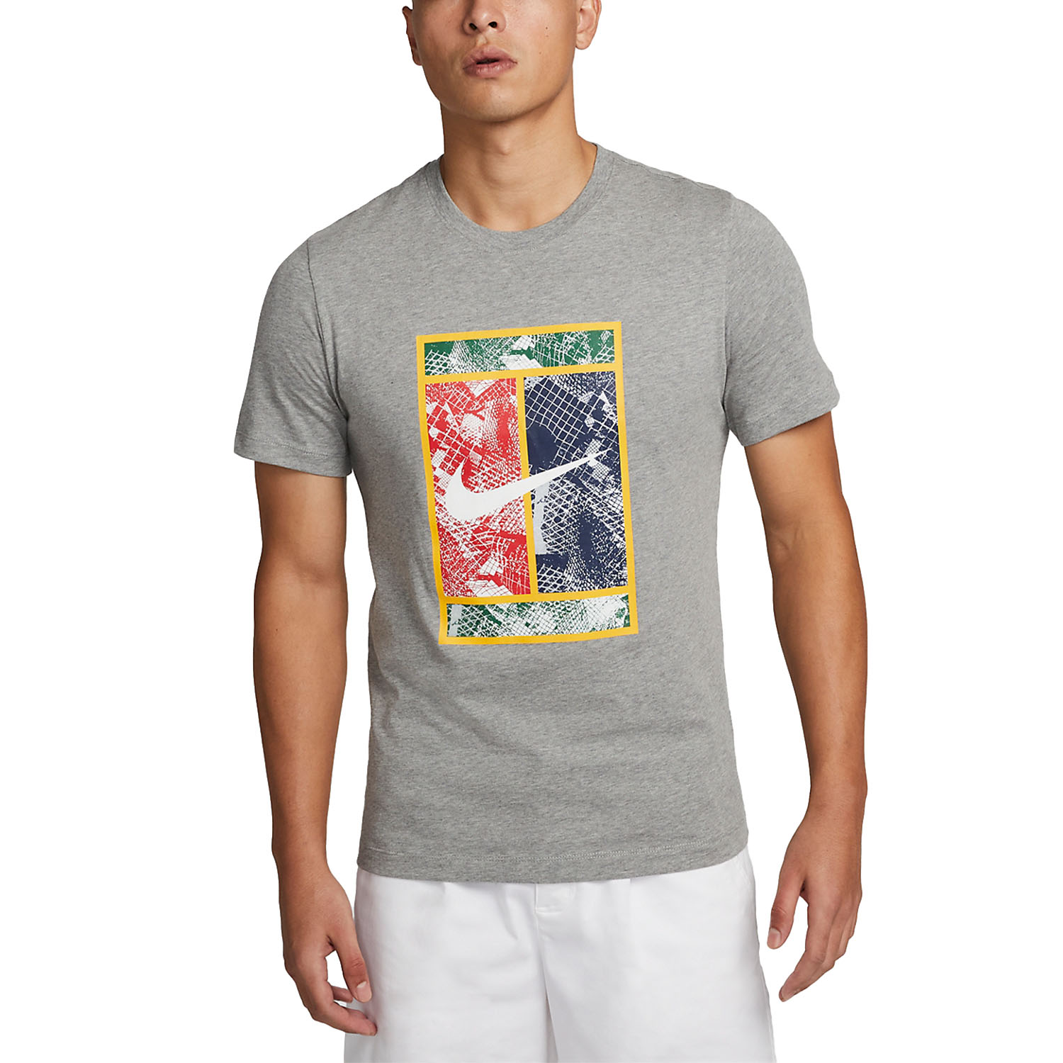 nike heritage t shirt grey