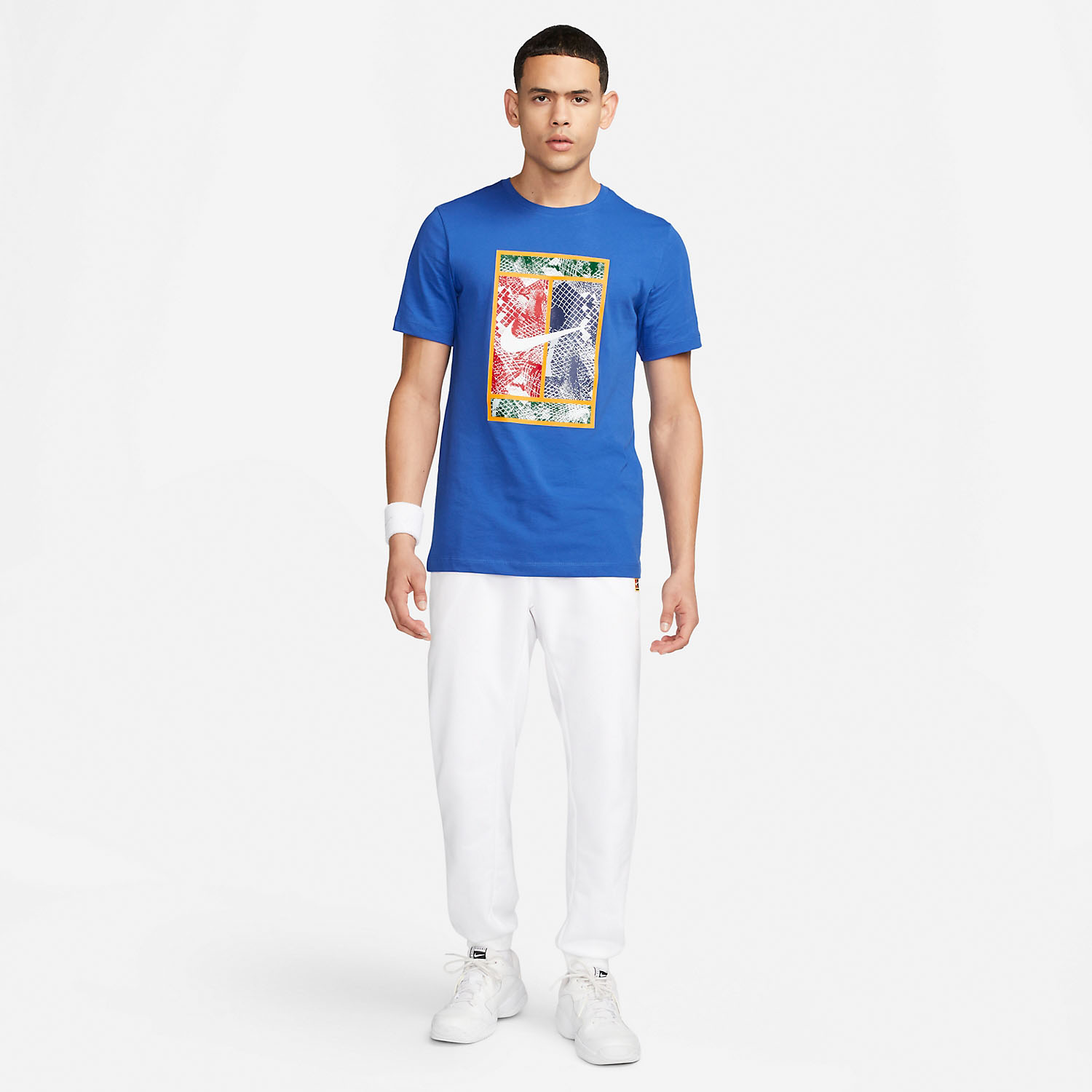 Nike Heritage Camiseta de Tenis Hombre - Royal