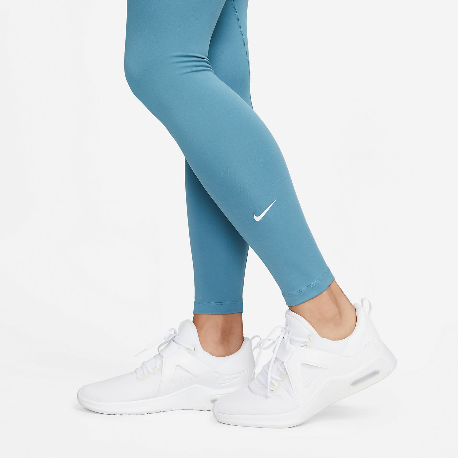 Nike One Women's Tennis Tights - Noise Aqua/White