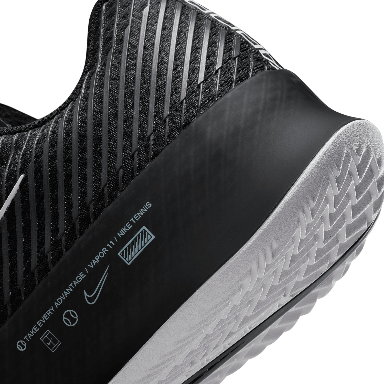 Nike Court Air Zoom Vapor 11 Clay Men's Tennis Shoes - Black