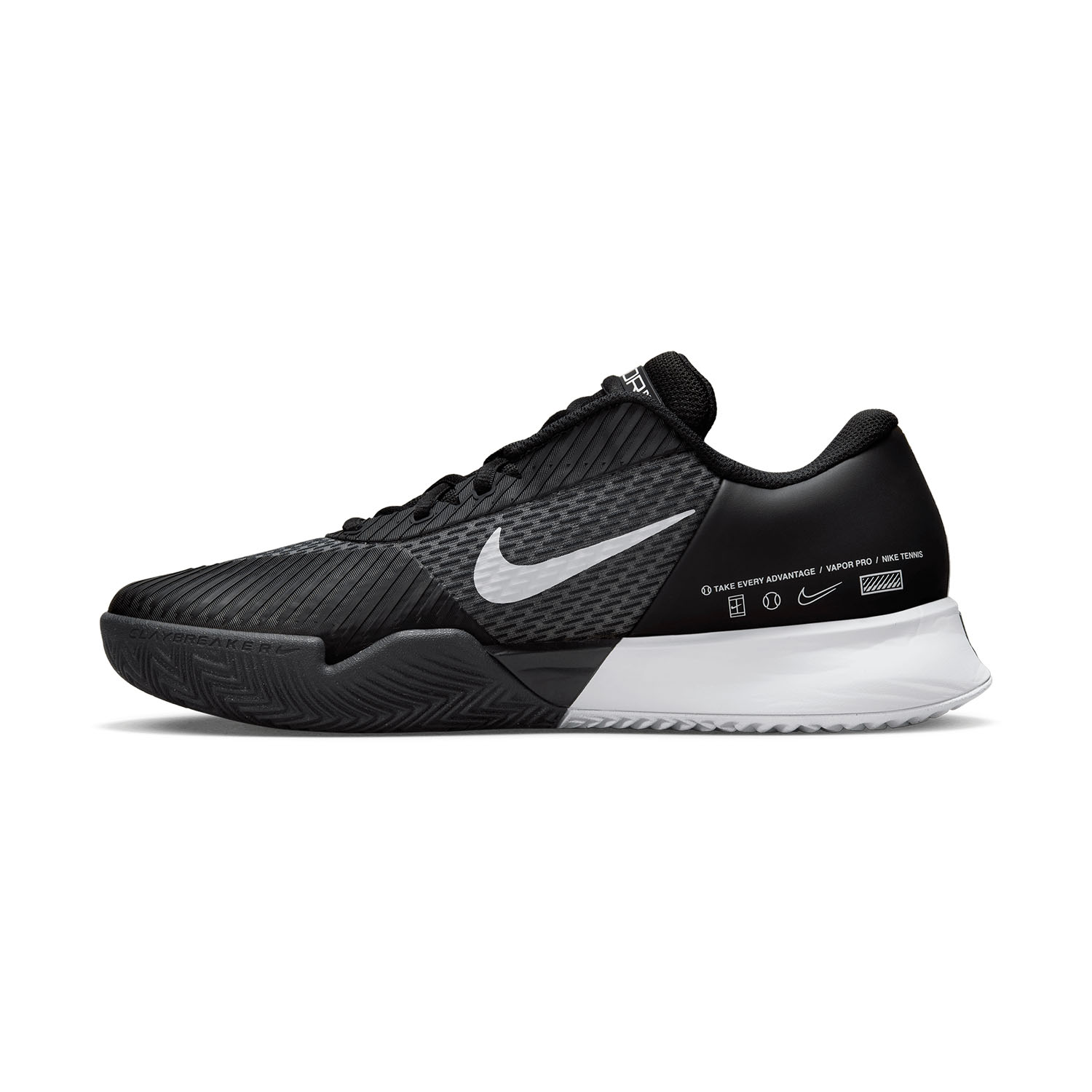 Nike Court Air Zoom Vapor Pro 2 Clay - Black/White