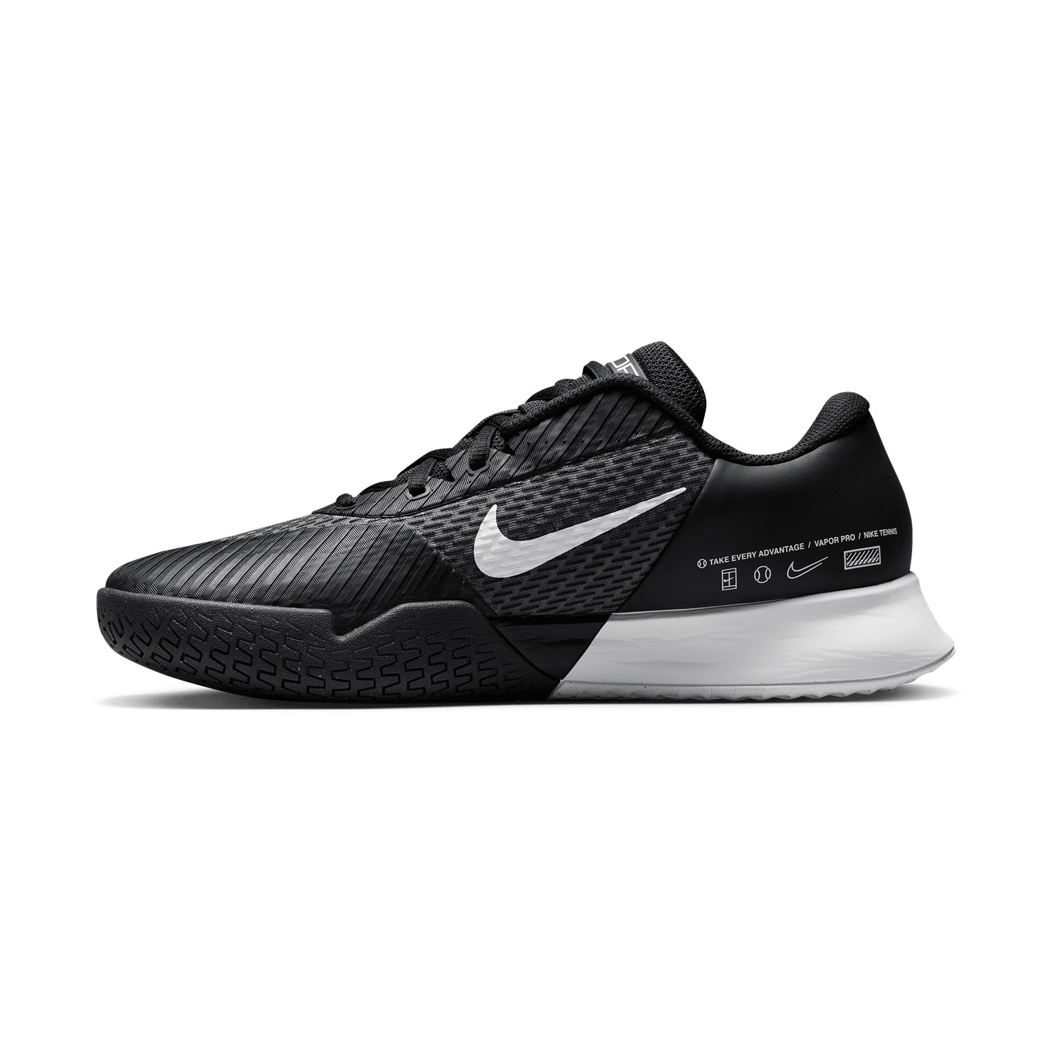 Nike Court Air Zoom Vapor Pro 2 HC - Black/White