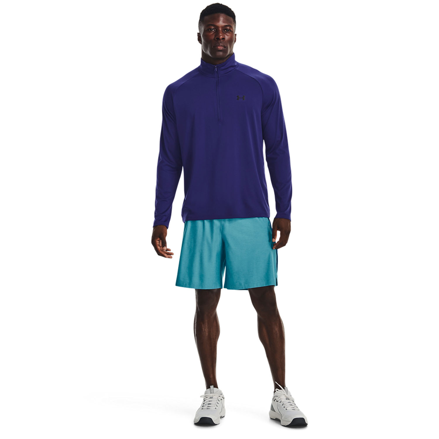 Under Armour Tech Vent 8in Shorts - Glacier Blue/Sonar Blue/Black