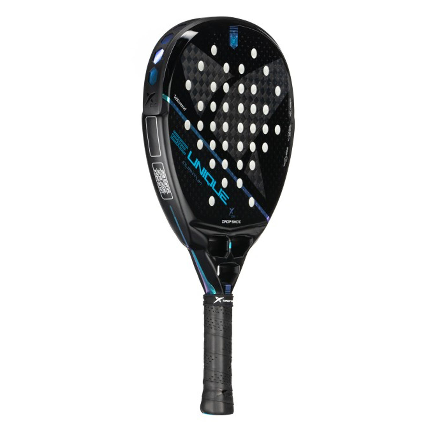 Drop Shot Quantum Padel - Black/Turquoise