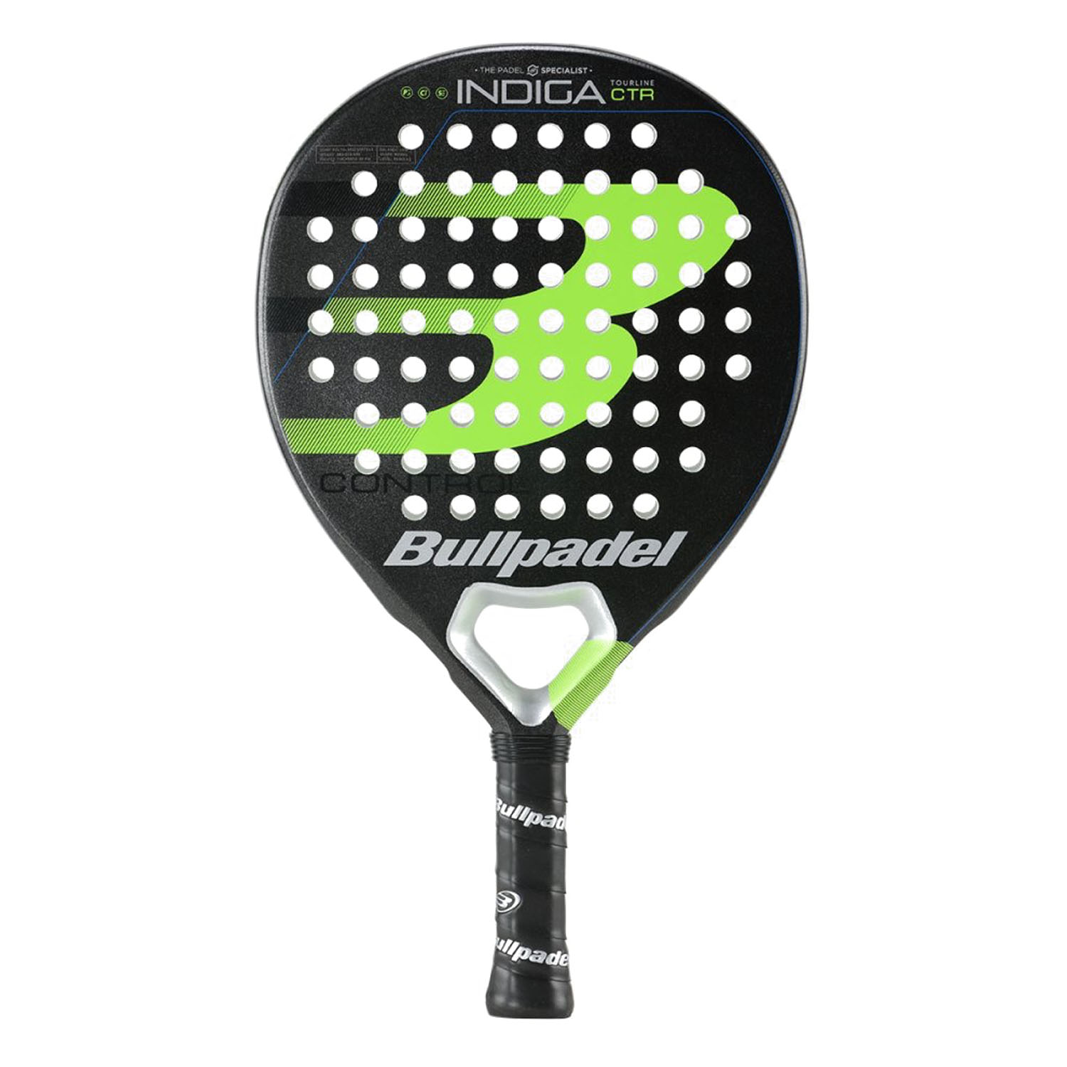 Bullpadel Indiga CTR Padel - Grey/Green