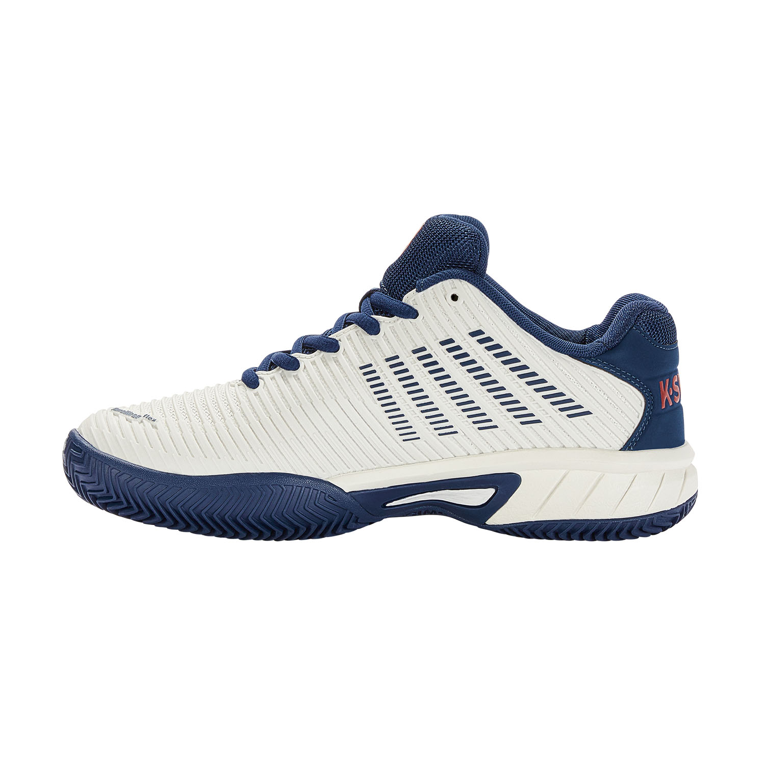 K-Swiss Hypercourt Express 2 Clay Junior - Blanc De Blanc/Blue Opal/Lollipop