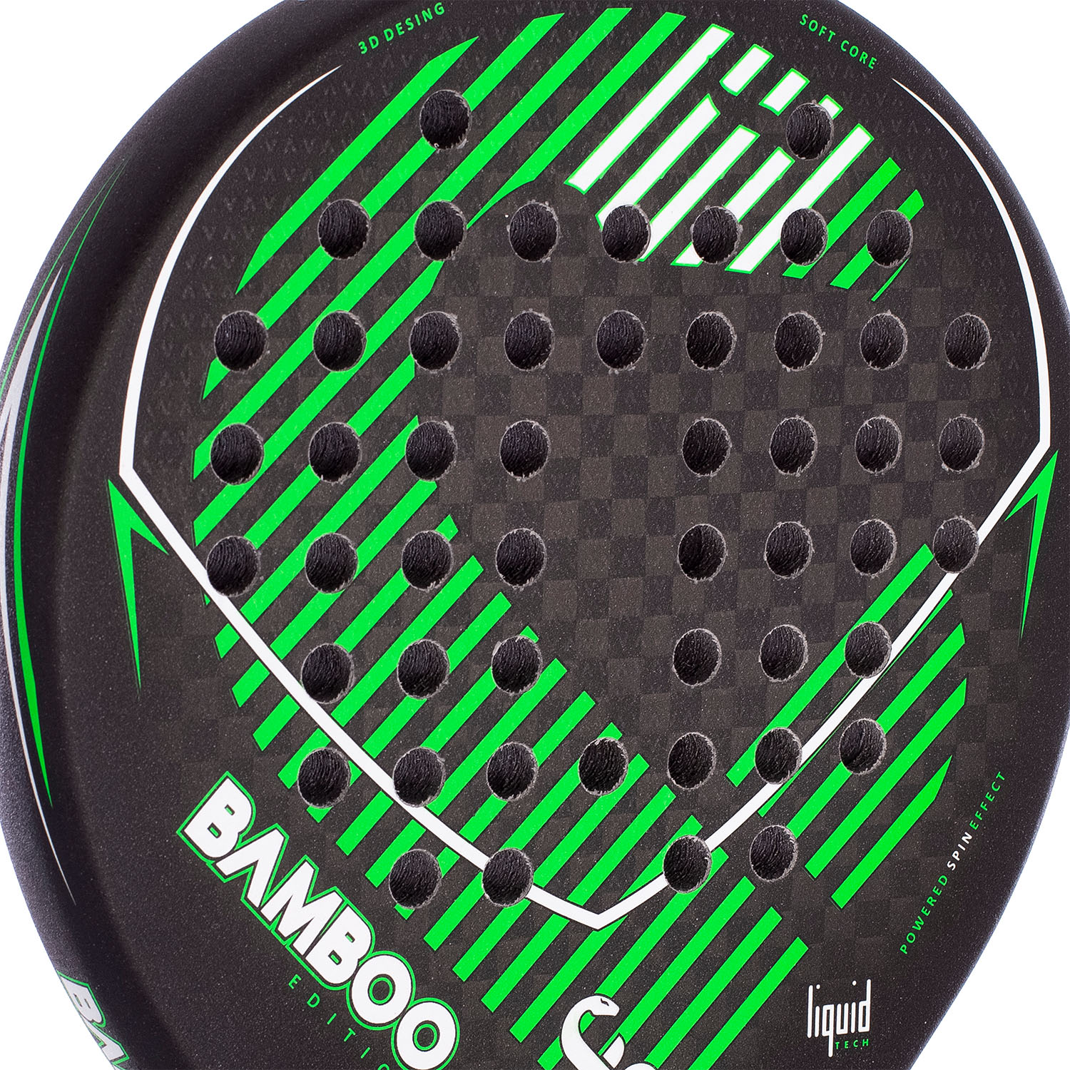 Vibor-A Bamboo Liquid Edition 2023 Padel - Black/Green