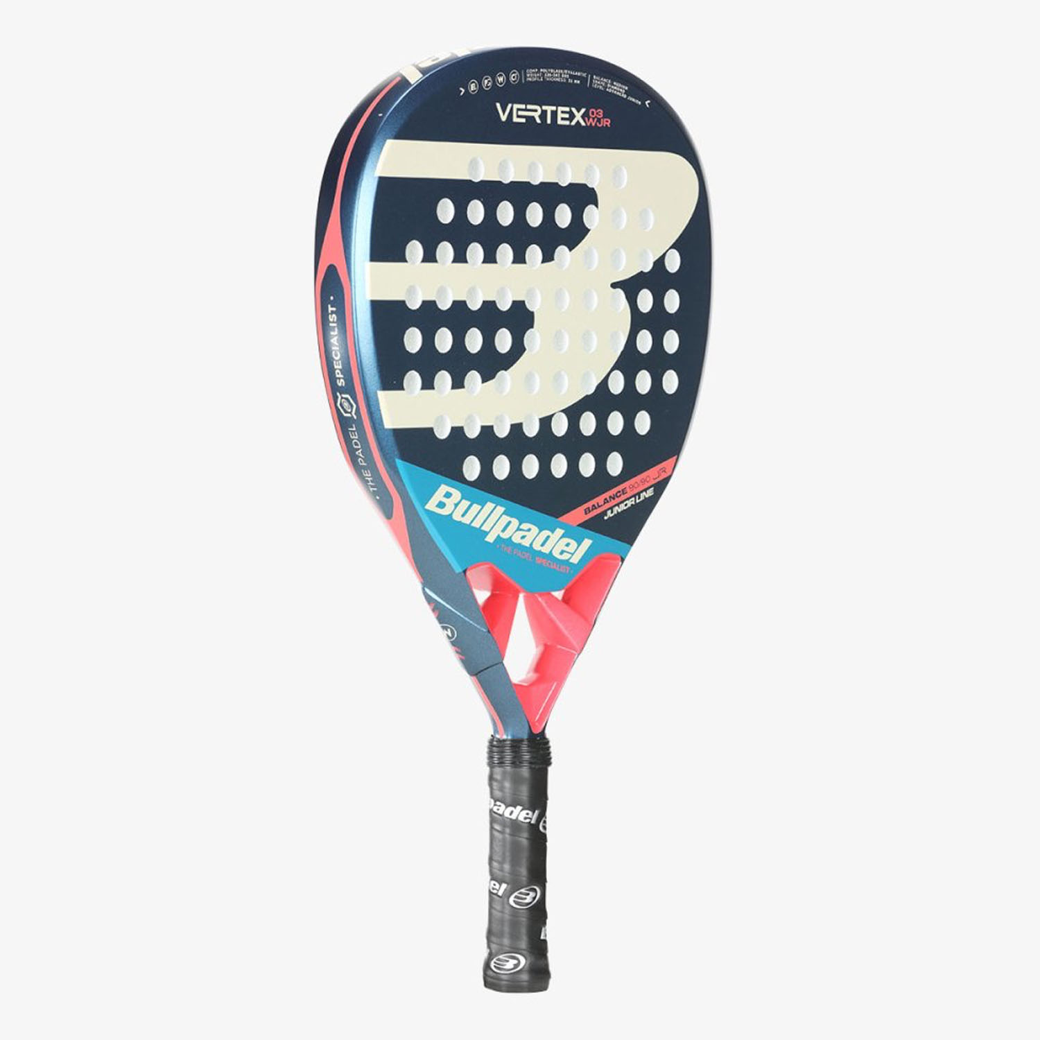 Bullpadel Vertex 03 Junior Girl 2023 Padel - Blue/Pink