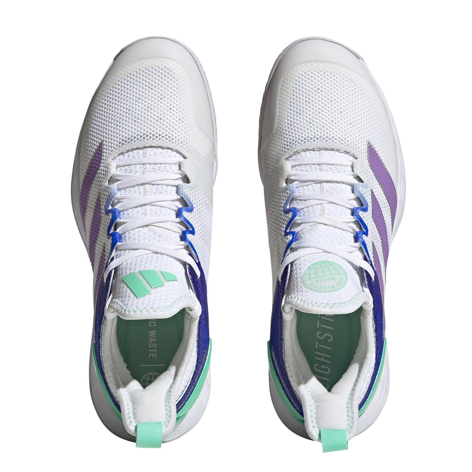 adidas Adizero Ubersonic 4 - Ftwr White/Violet Fusion/Silver Met