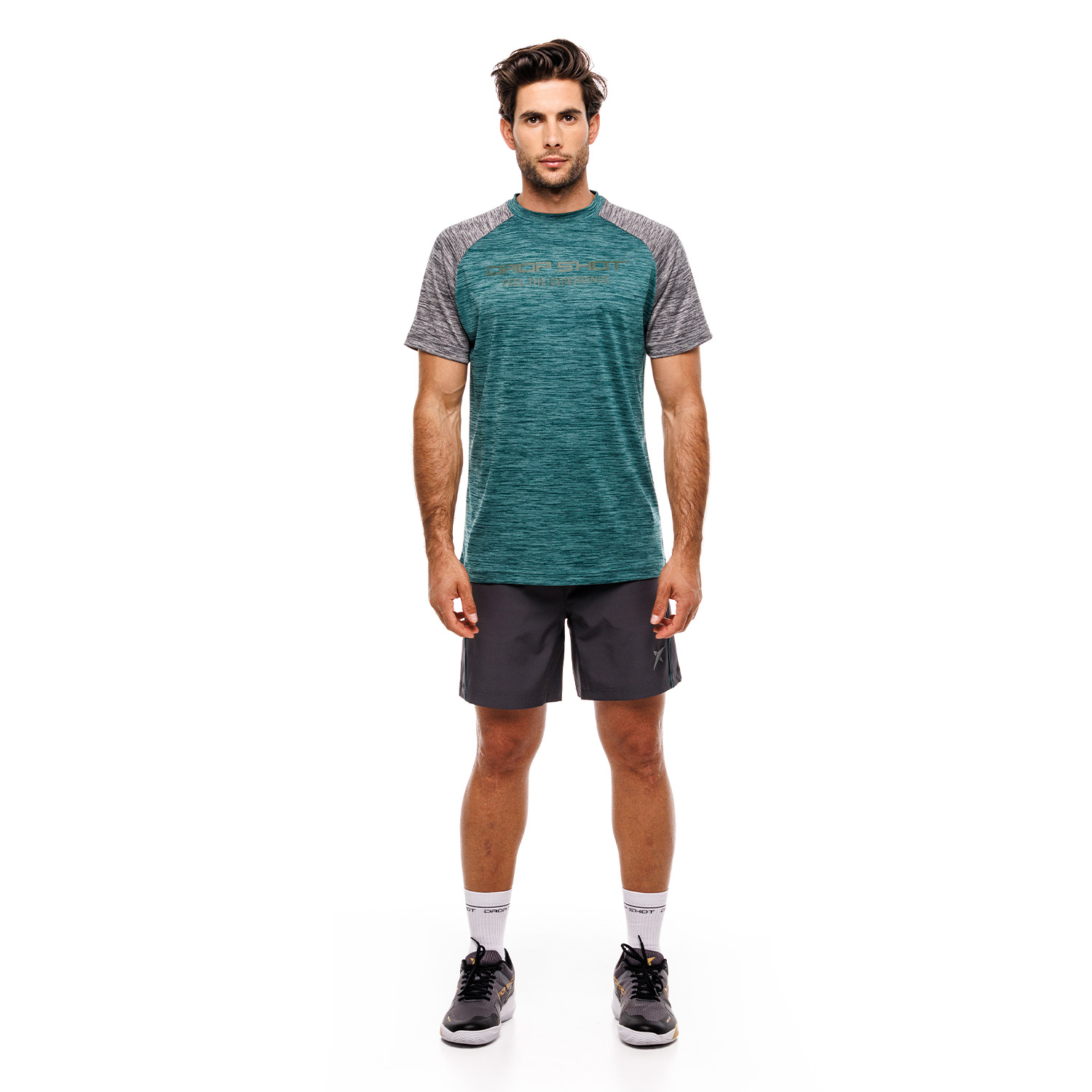 Drop Shot Artemis Camiseta - Verde/Gris