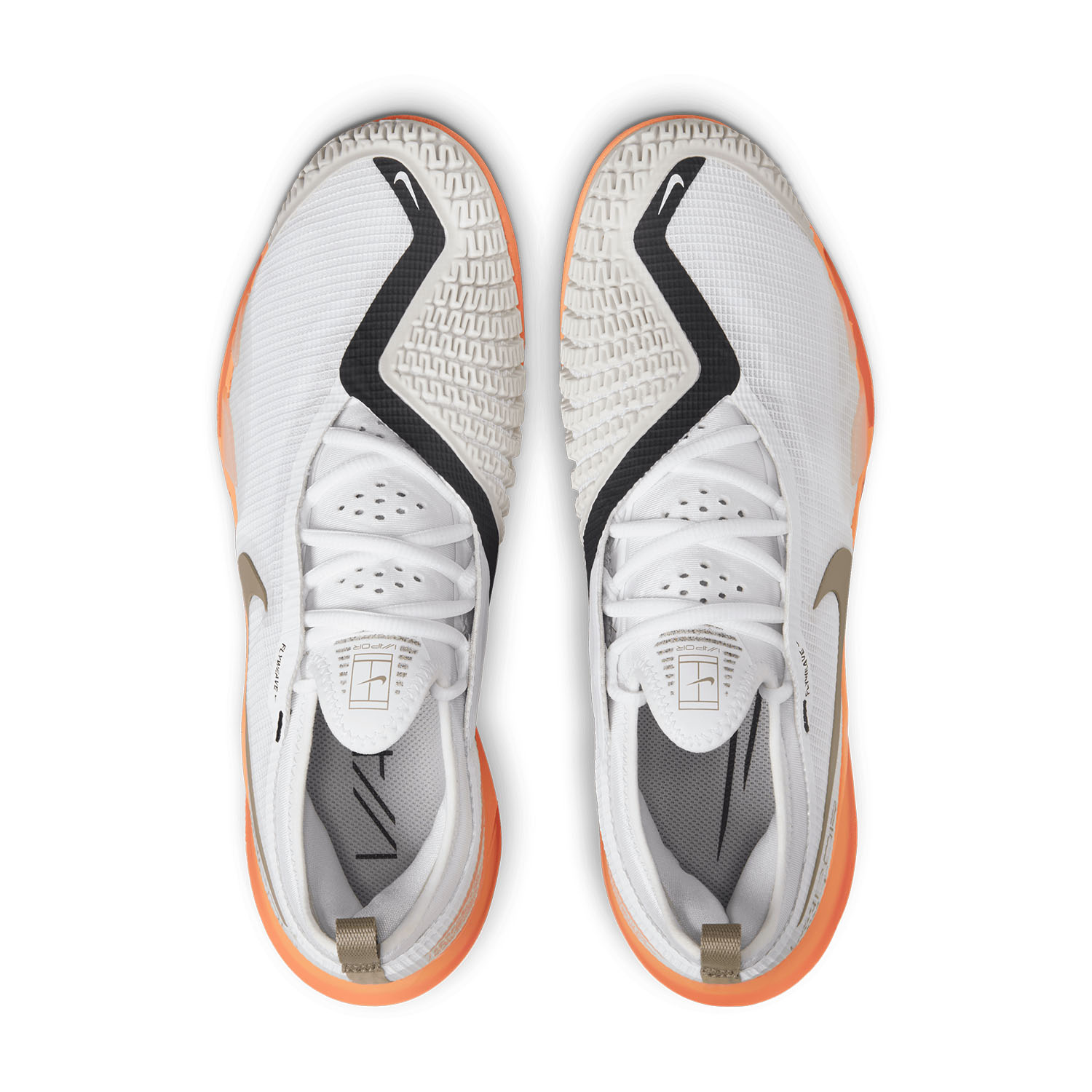 Nike Court React Vapor NXT Men's Tennis Shoes - White/Khaki