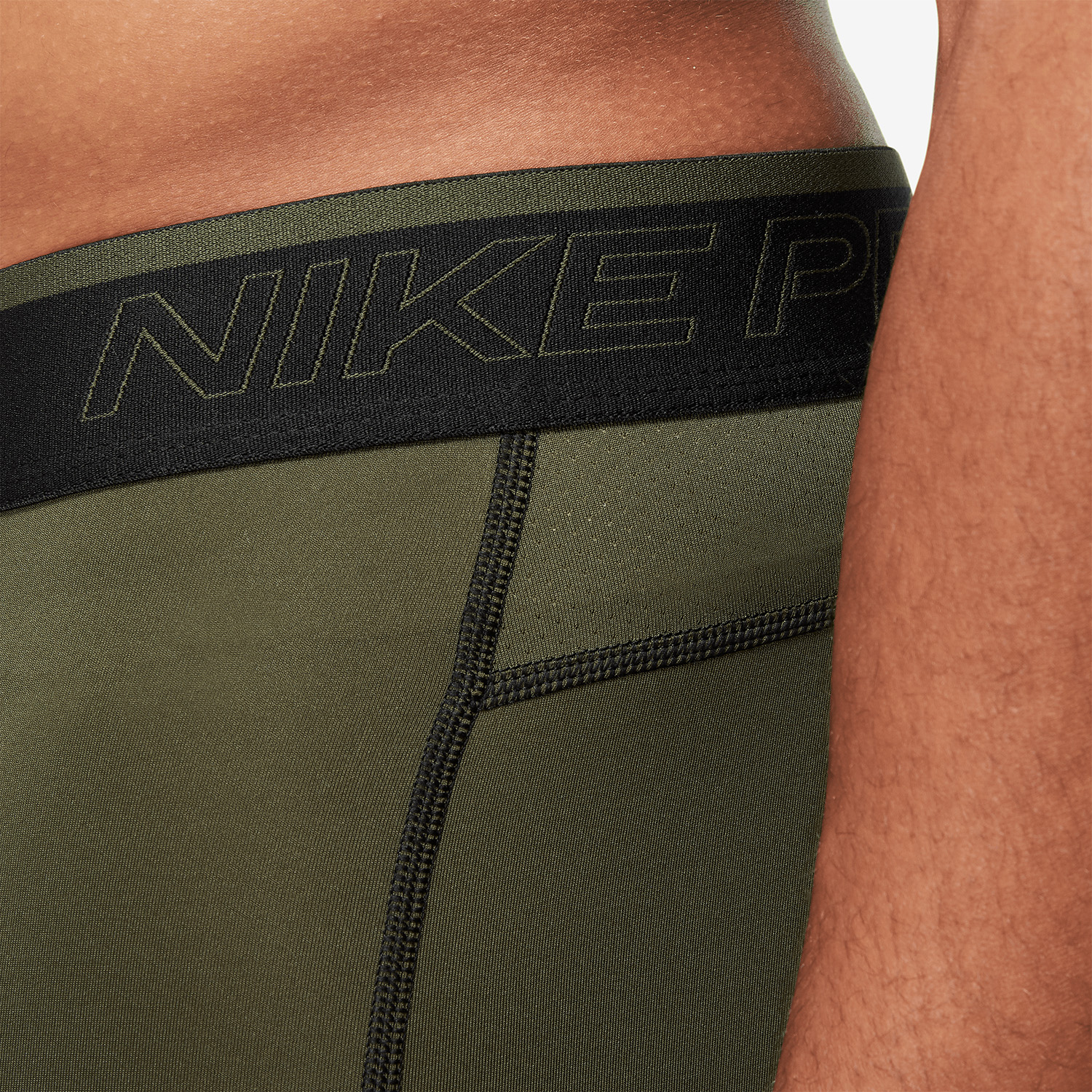 Nike Pro DriFIT Men's Underwear Short Tights Rough Green