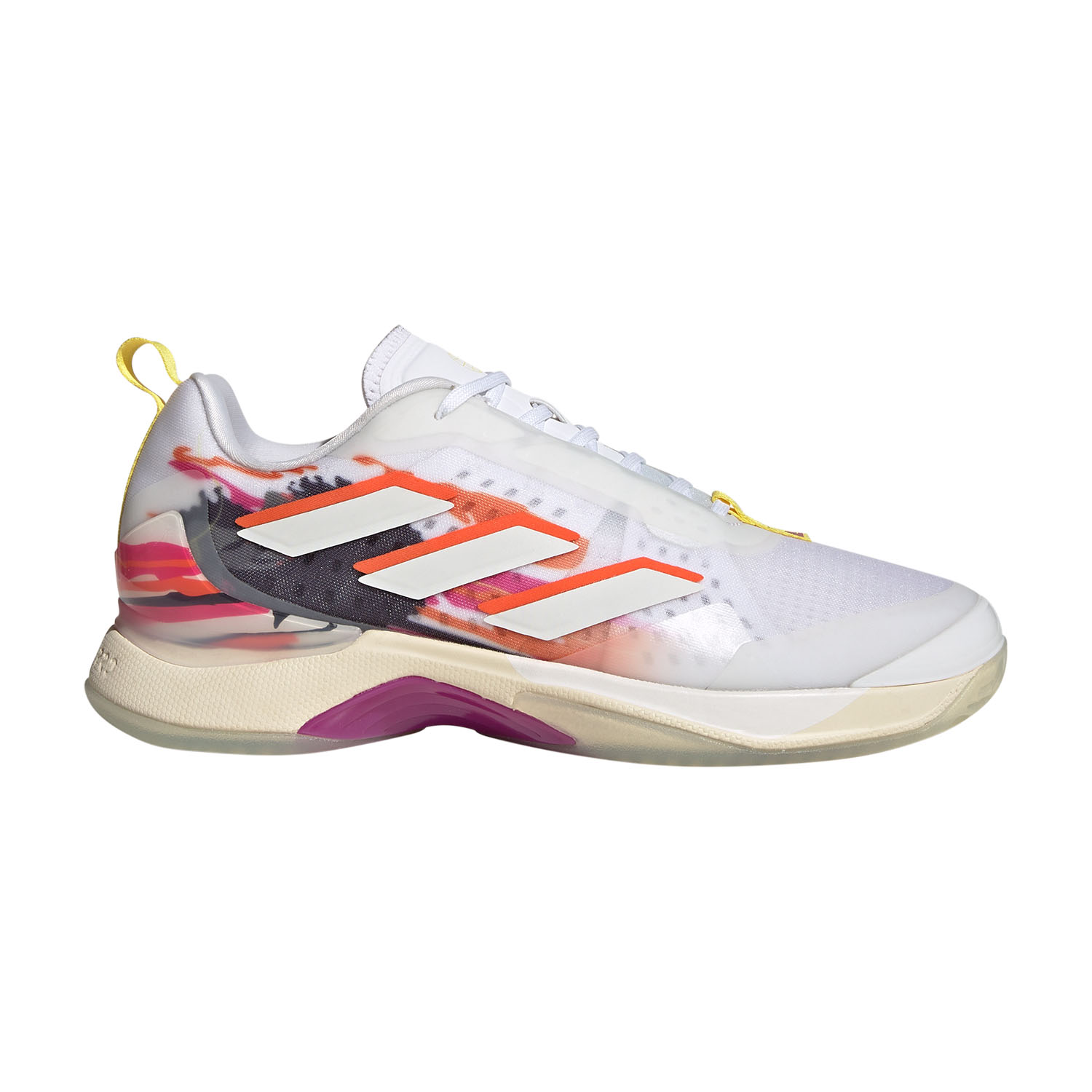 locutor pájaro Pasado adidas Avacourt Zapatillas de Tenis Mujer - White/Zero/Yellow