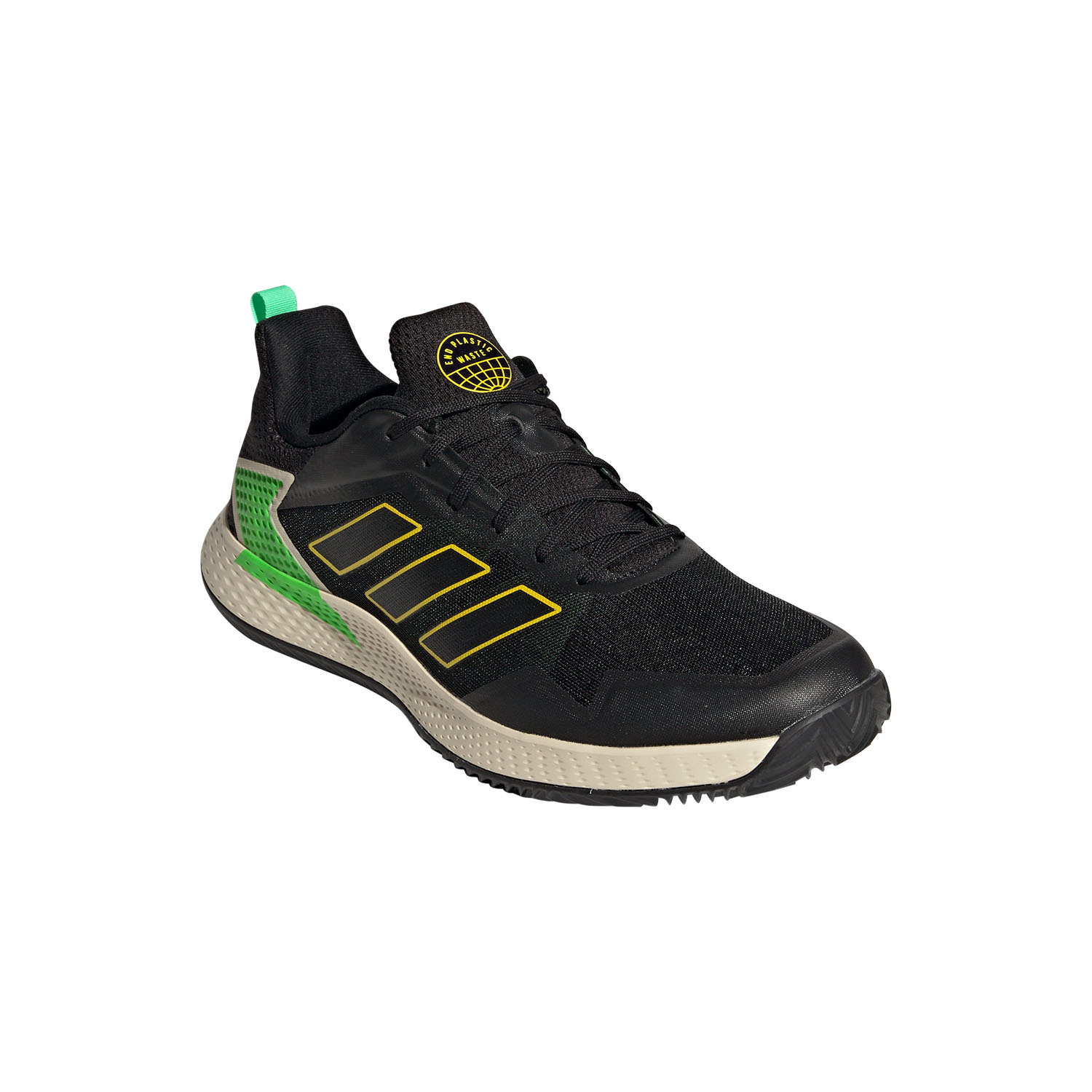 adidas Defiant Speed Men's Tennis Shoes - Black/Yellow
