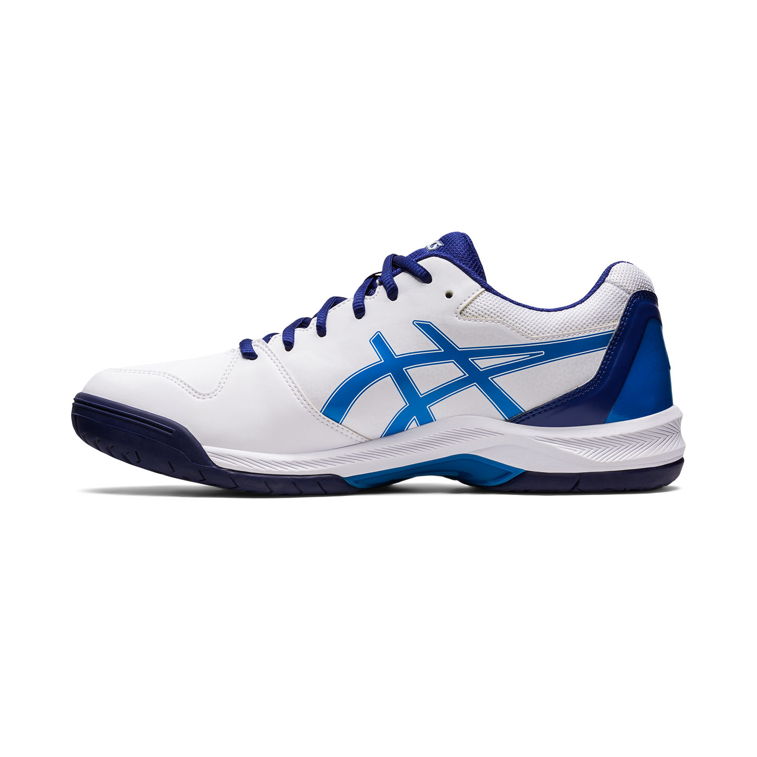 Asics Gel Dedicate Men's Tennis Shoes White/Electric Blue