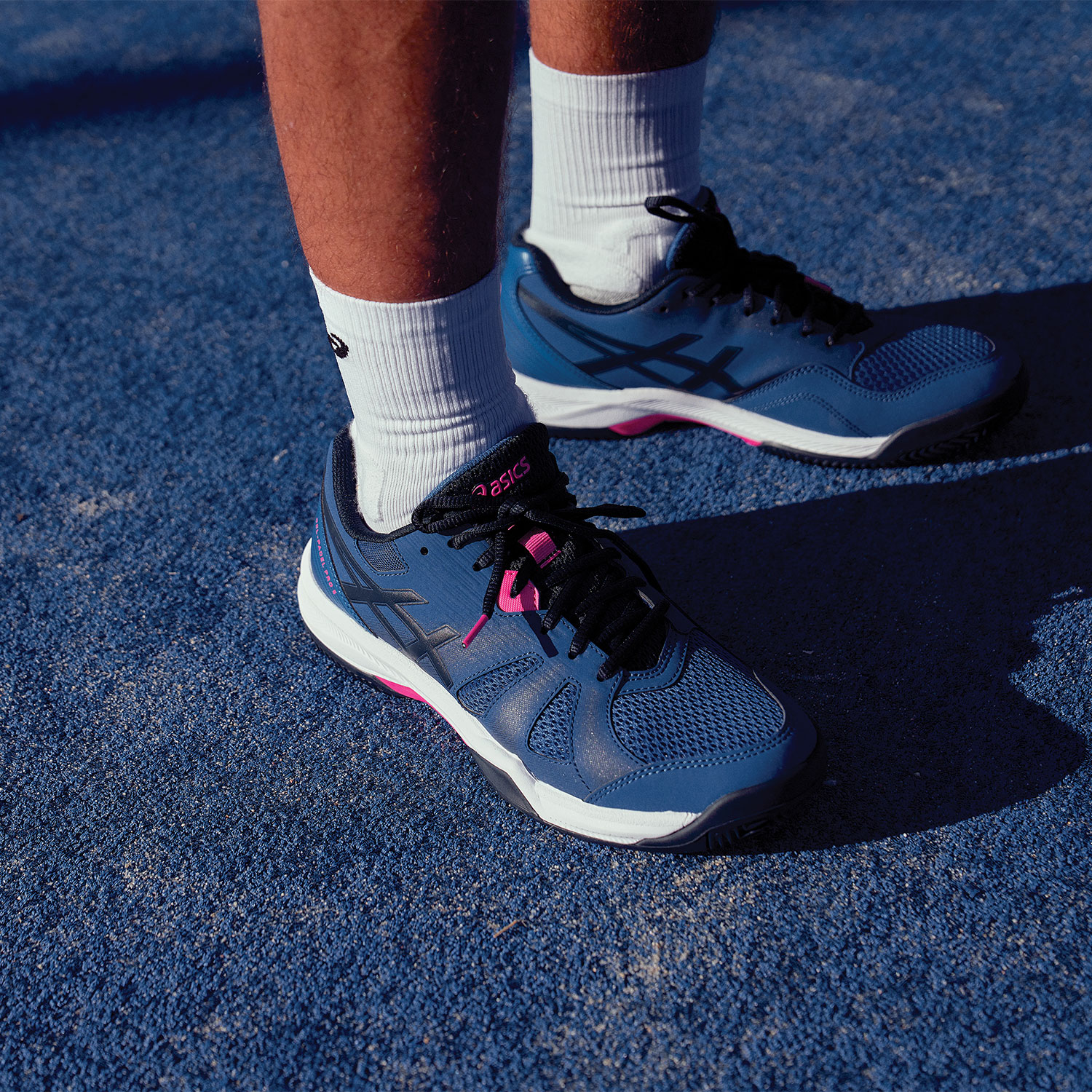 Asics gel padel pro 3 gs hombre azul hot sale