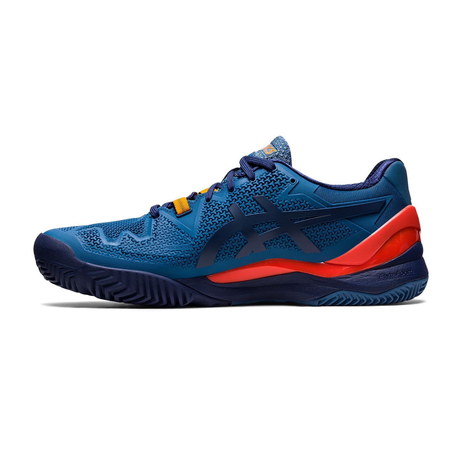 Asics Gel Resolution 8 Padel Men's Padel Shoes Azure/Deep Ocean