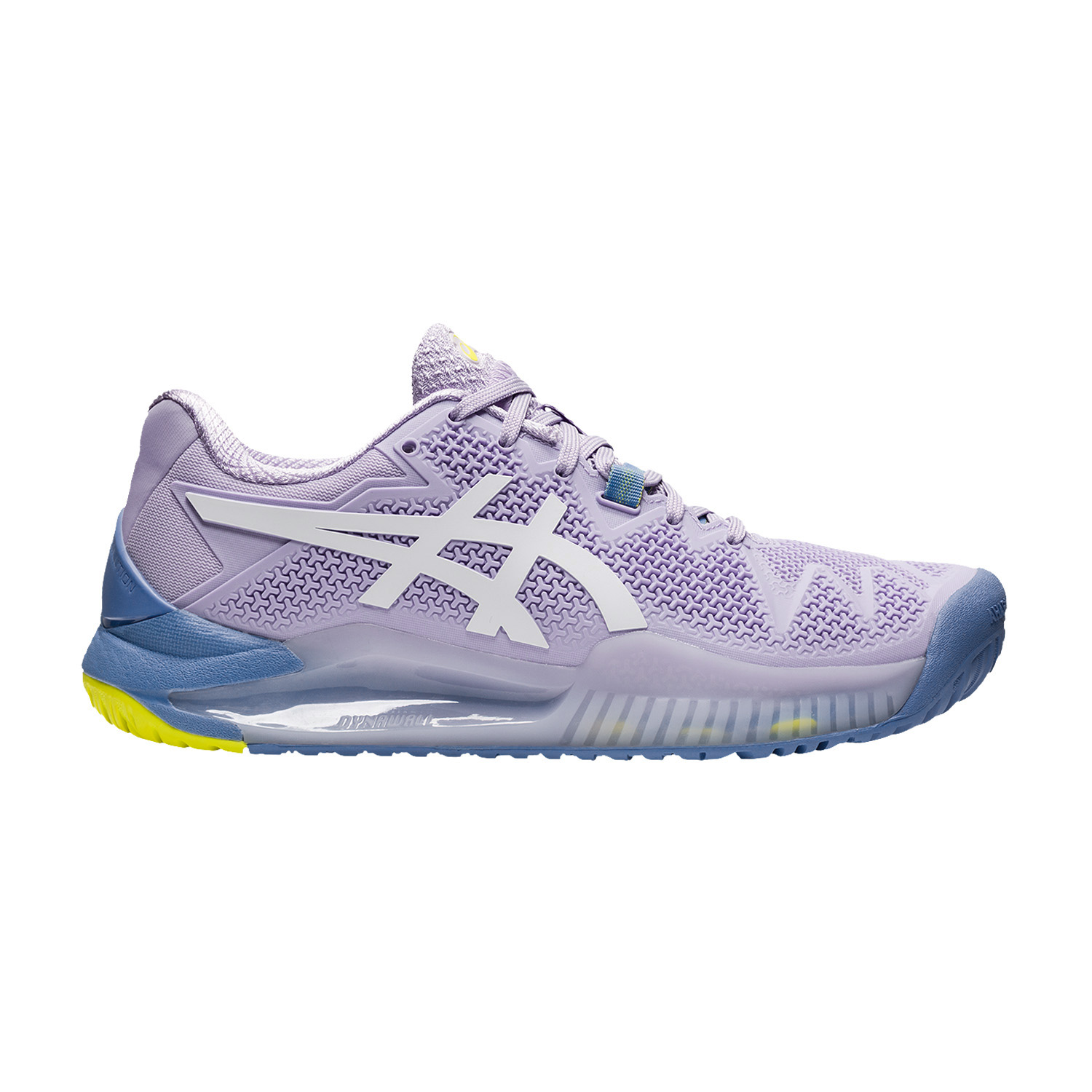 Asics Gel Resolution 8 Women's Tennis Shoes - Murasaki/White