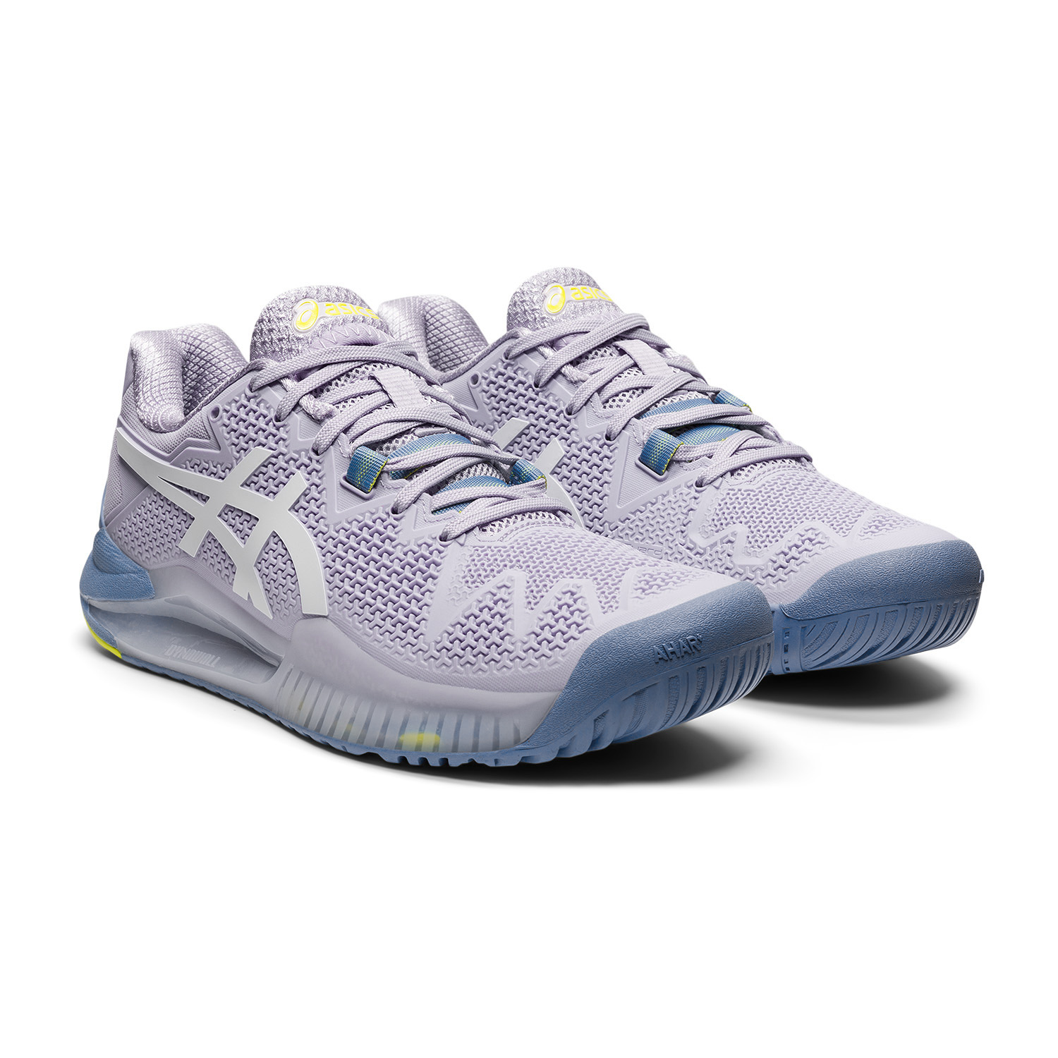Asics Gel Resolution 8 Women's Tennis Shoes - Murasaki/White