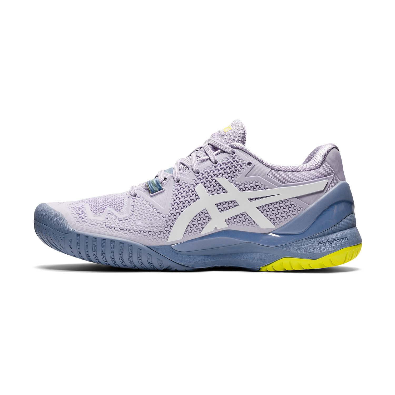 Asics Gel Resolution 8 Women's Tennis Shoes - Murasaki/White