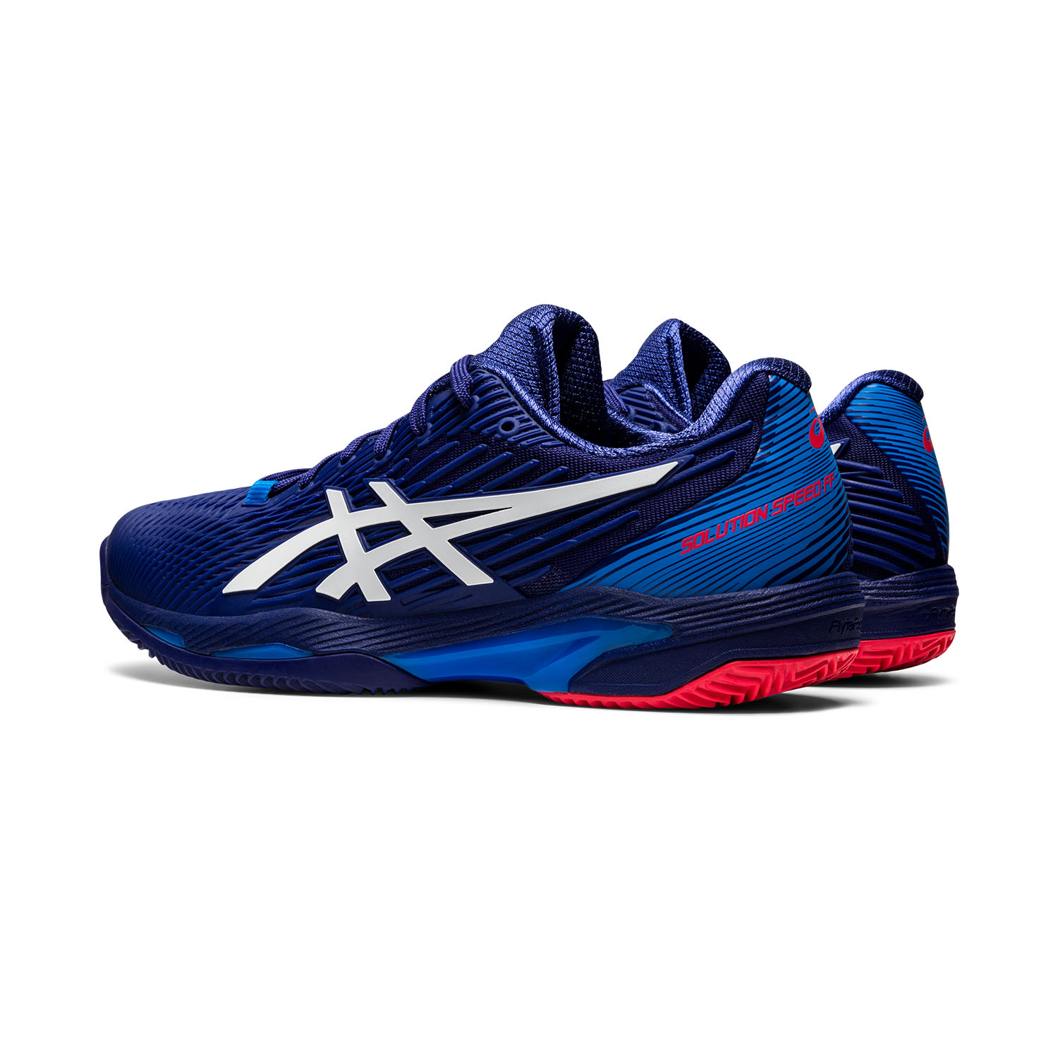 【公式サイト】正規ブランド品通販 Tennis Men's Clay 2 FF Speed Solution Asics Shoes Blue Dive - シューズ(男性用)
