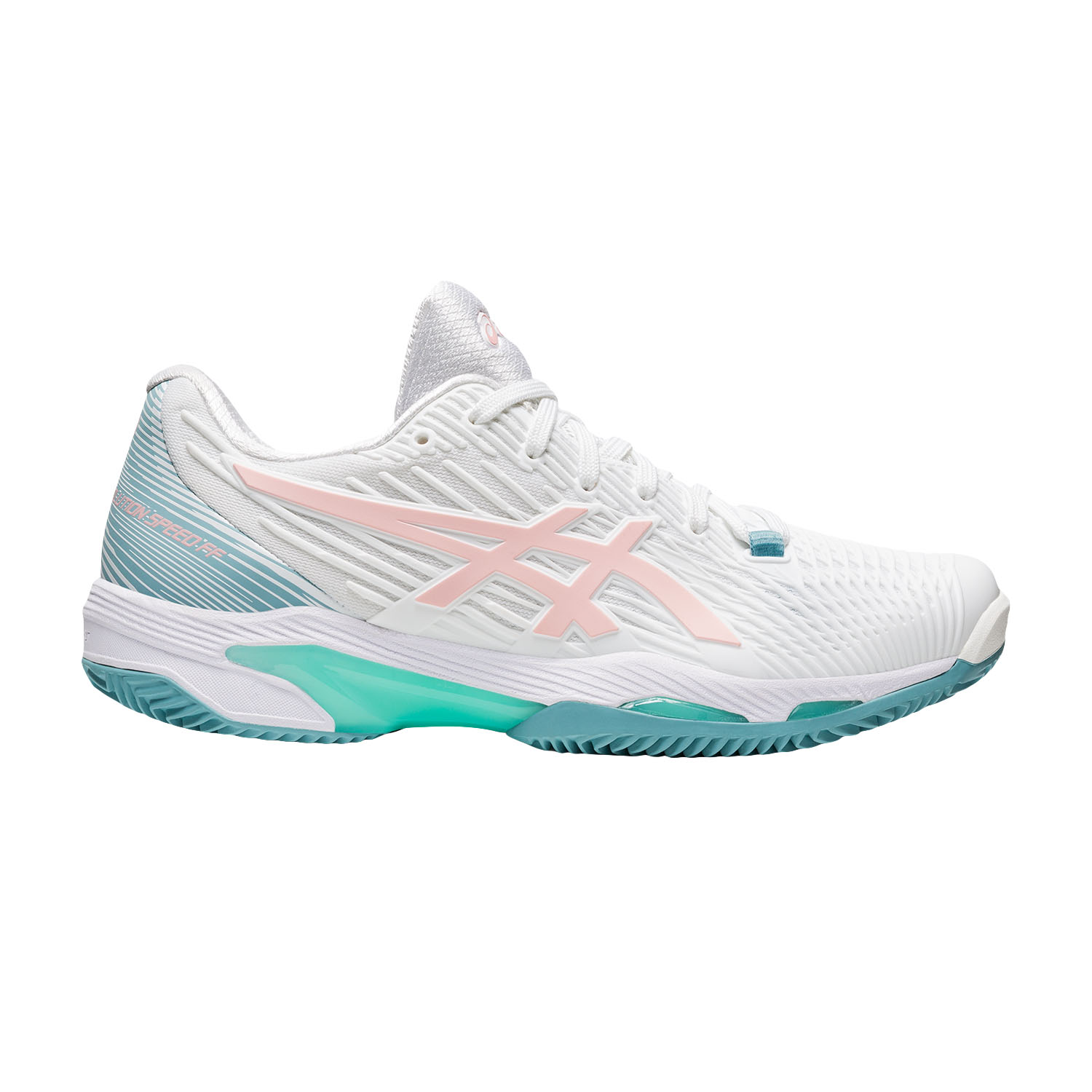 Asics Solution Speed FF 2 Clay - White/Frosted Rose