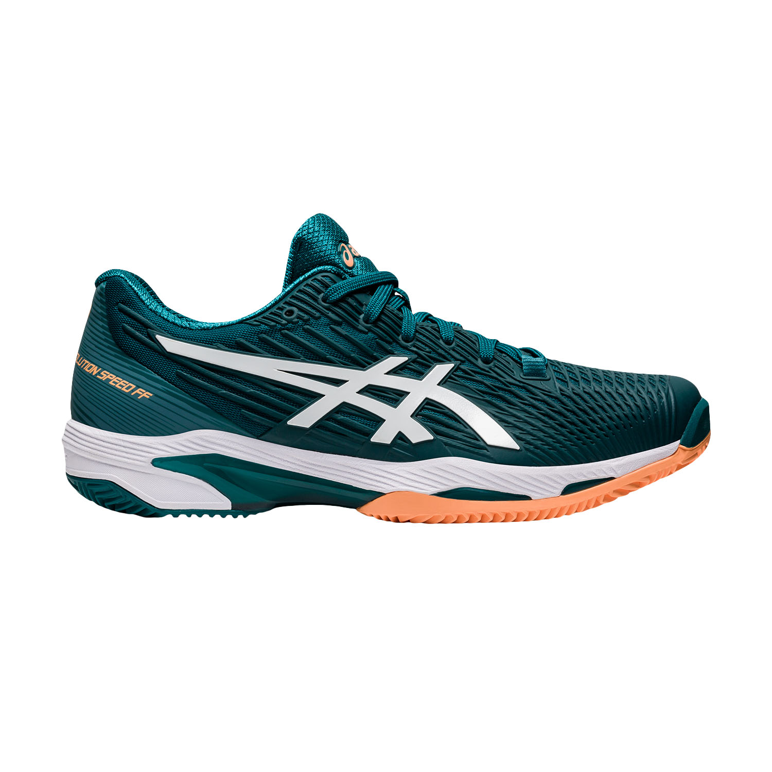 Asics Solution Speed FF Men's Tennis Shoes Velvet Pine/White