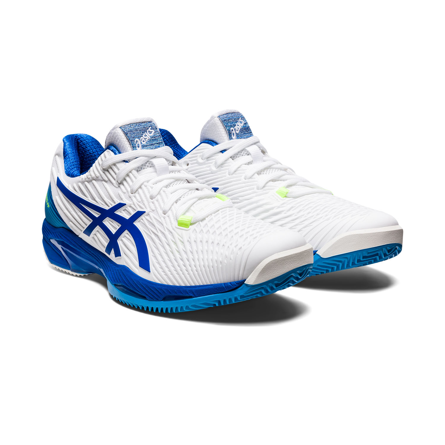 Asics Solution Speed FF 2 Novak Clay Men's Tennis Shoes - White