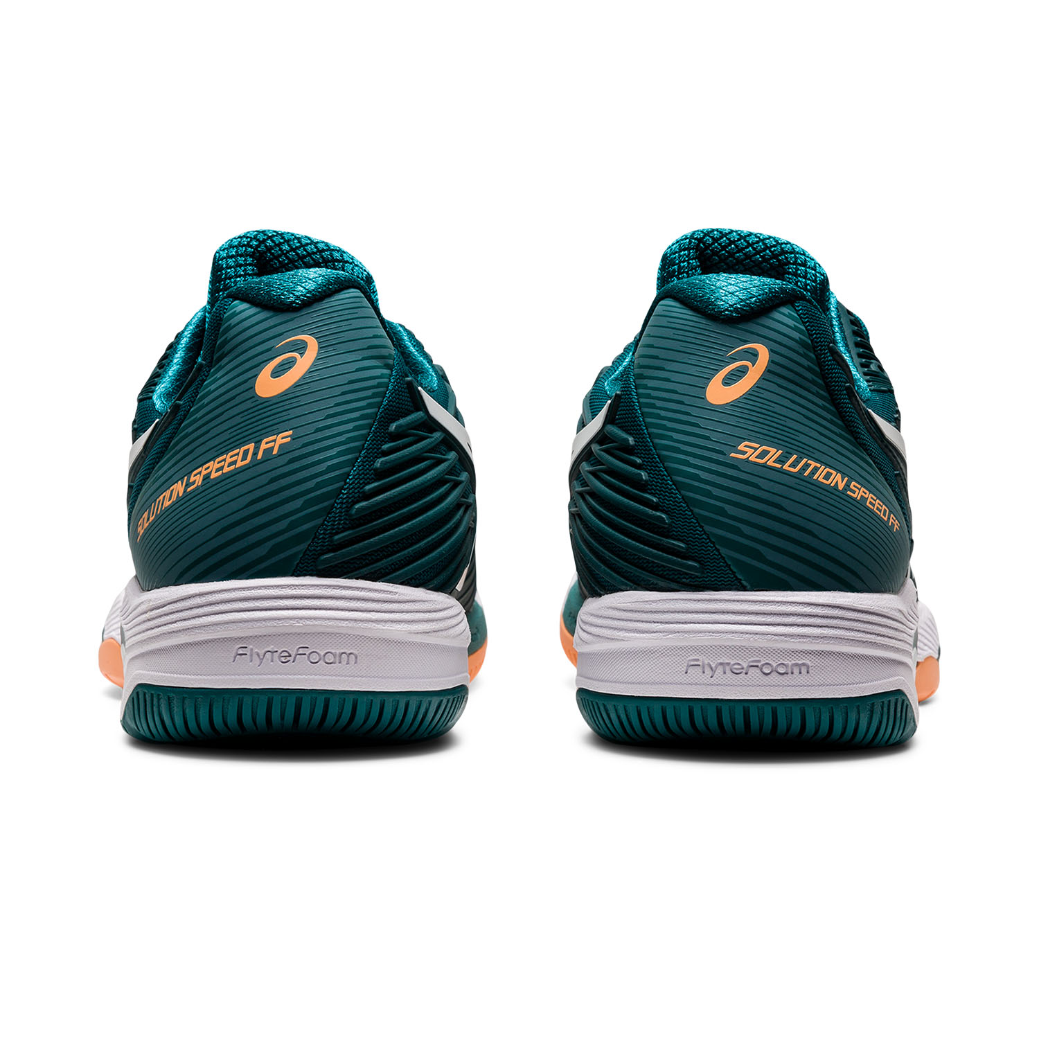 Asics Solution Speed FF 2 Men's Tennis Shoes - Velvet Pine/White