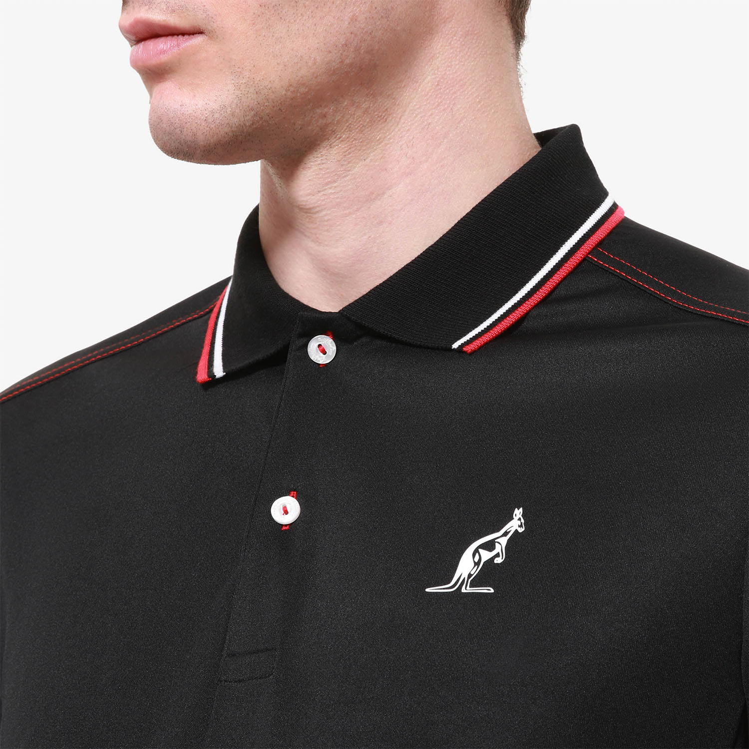 Australian Ace Technical Polo - Nero