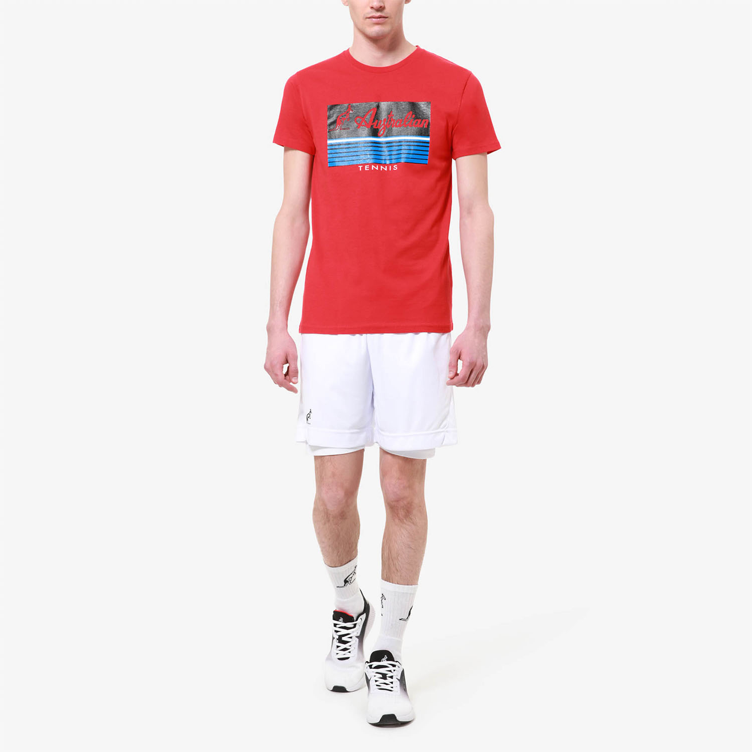 Australian Play Logo T-Shirt - Rosso Vivo