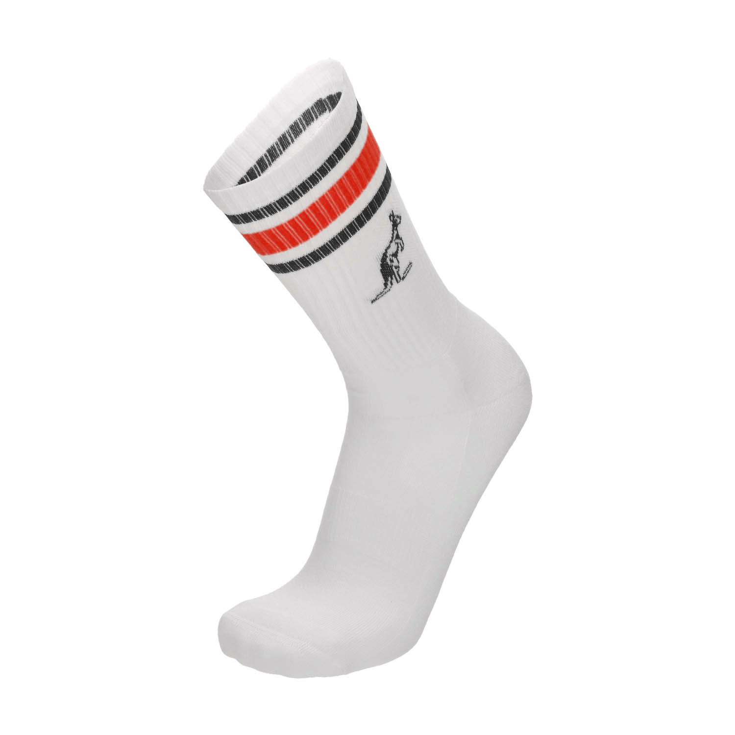 Australian Stripes Socks - Bianco/Rosso Vivo