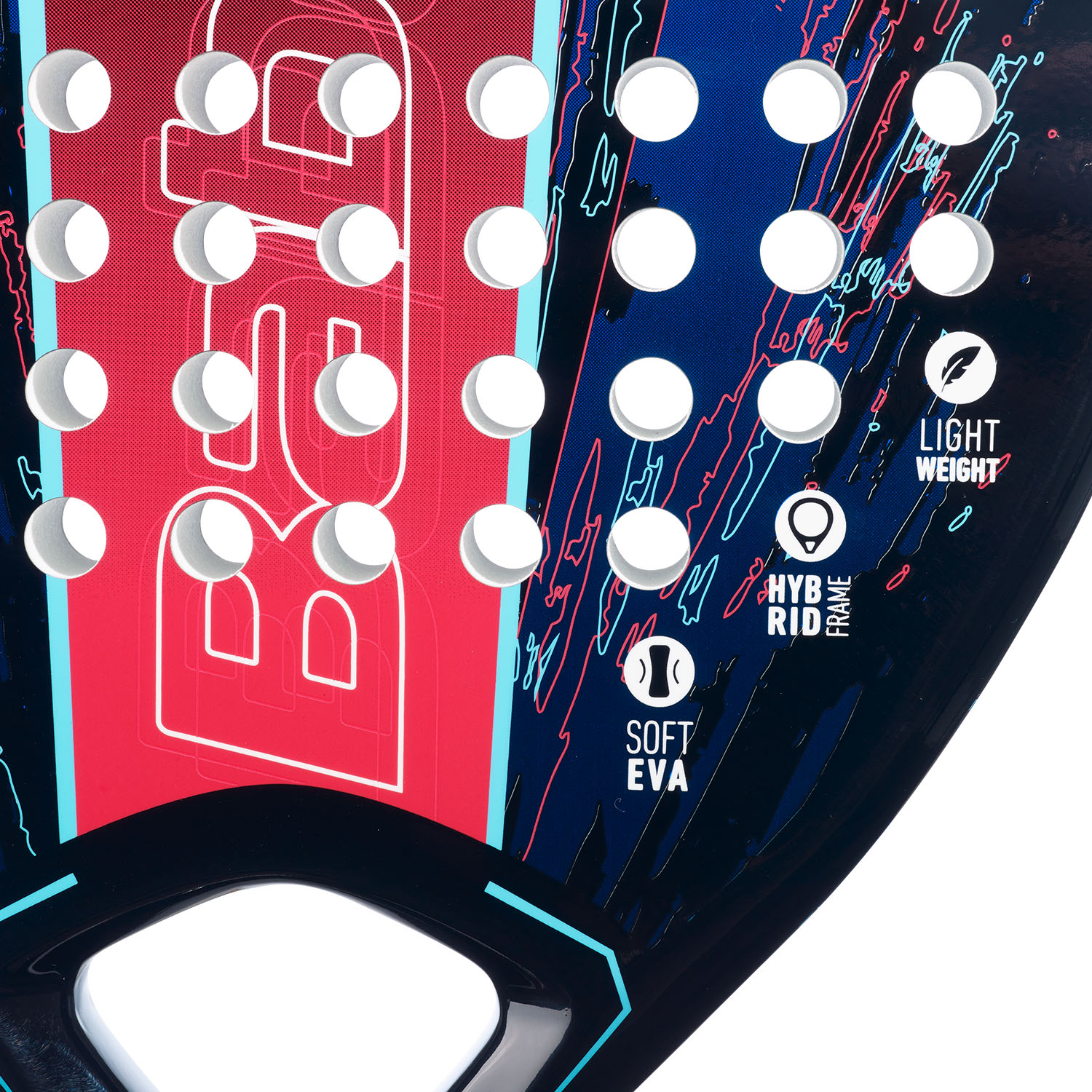 Babolat Contact Padel - Black/Blue/Red