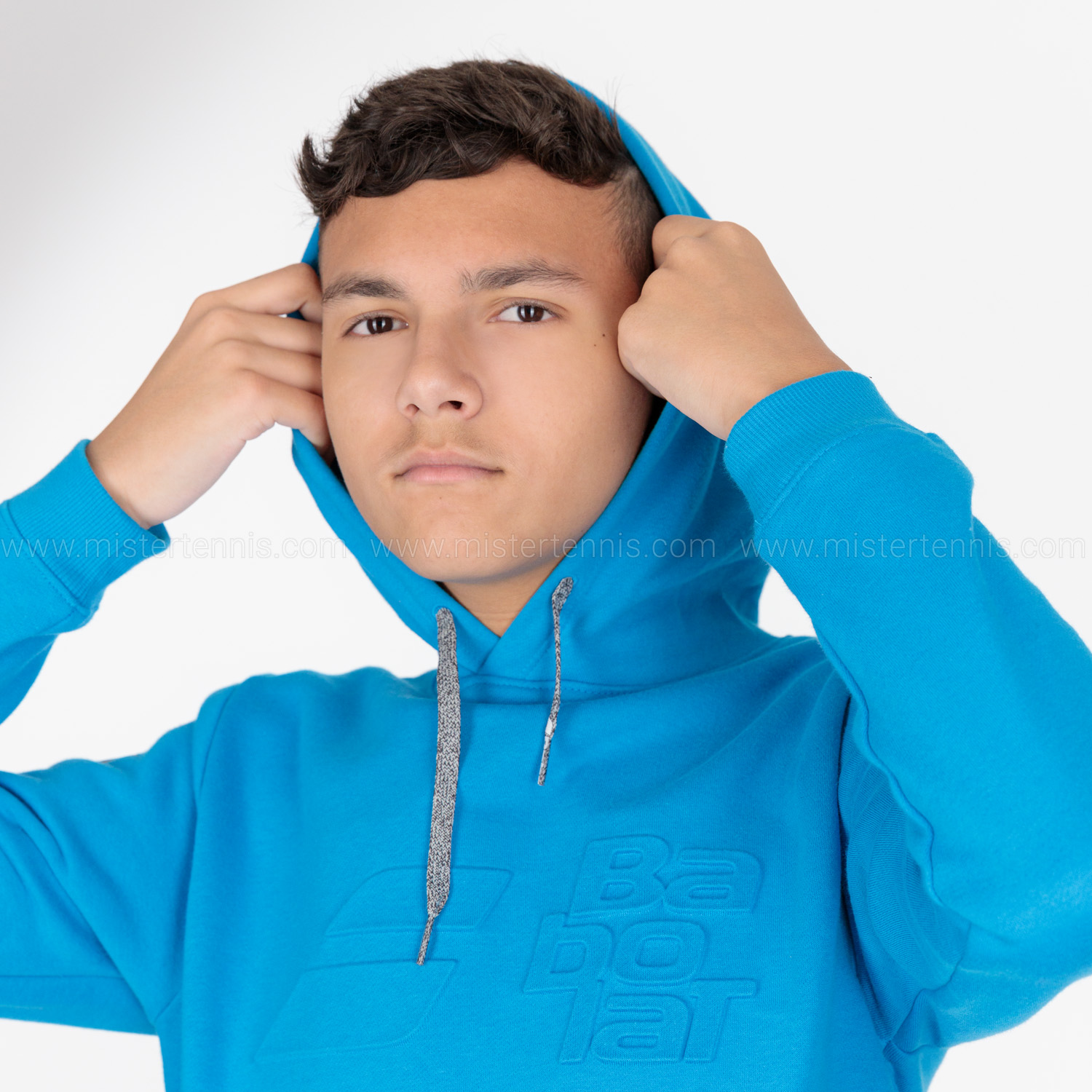 Babolat Exercise Hoodie Boy - Blue Aster