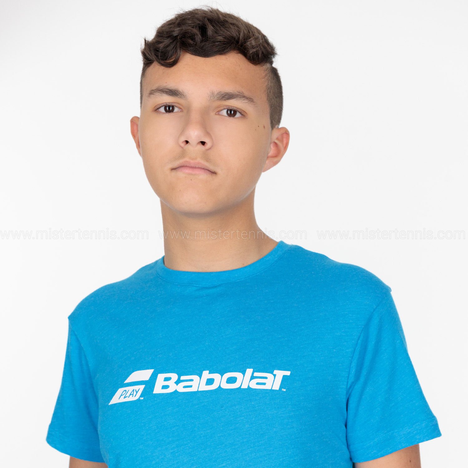 Babolat Exercise T-Shirt Boy - Blue Aster Heather