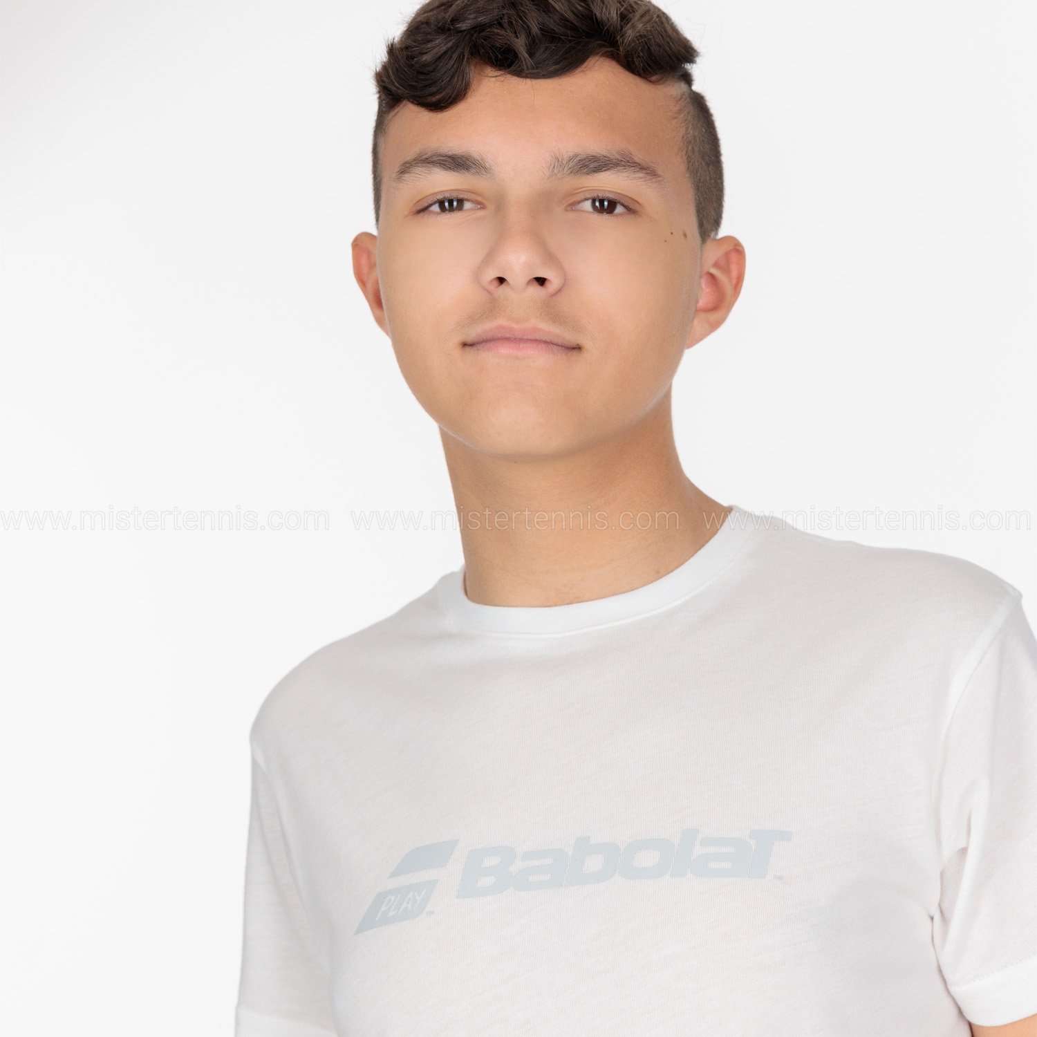 Babolat Exercise T-Shirt Boy - White