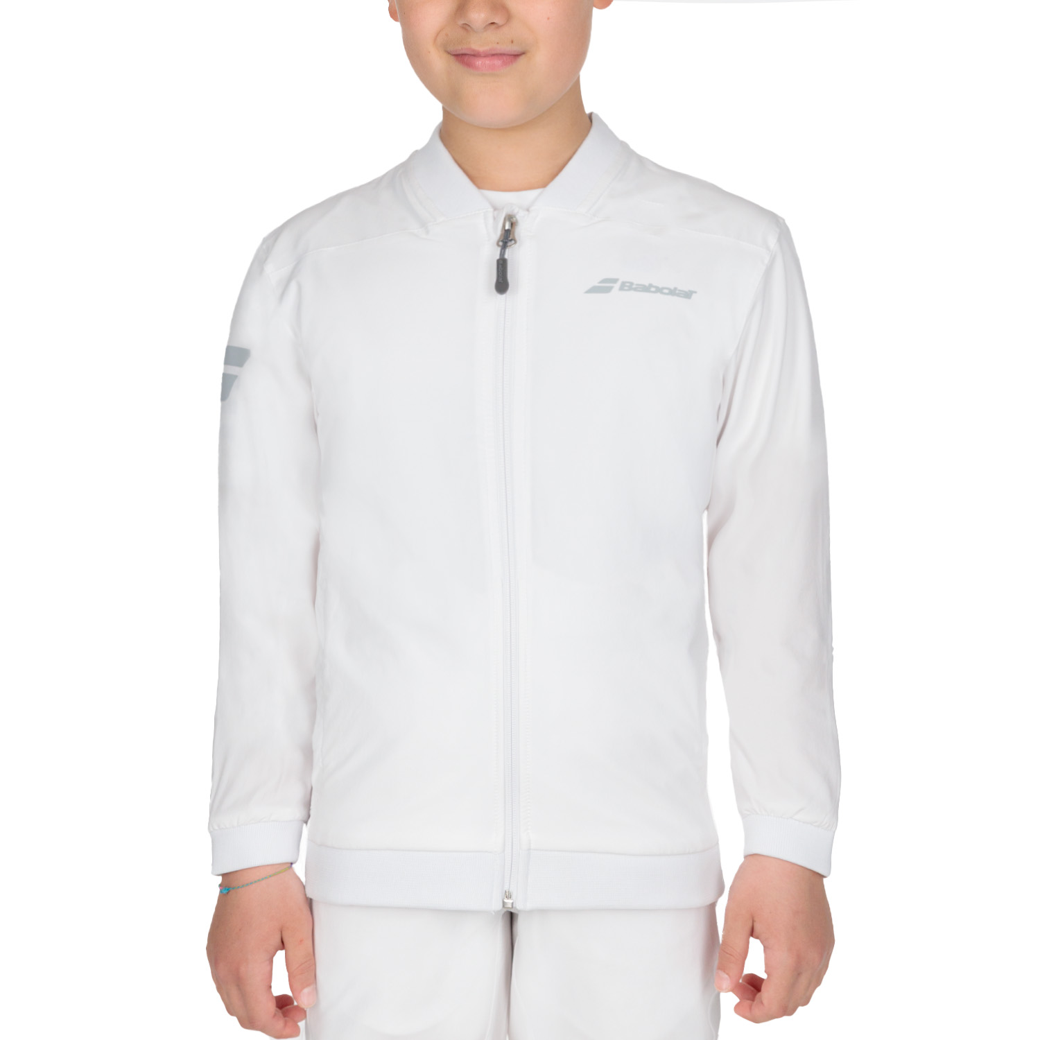 Babolat Play Jacket Boy - White