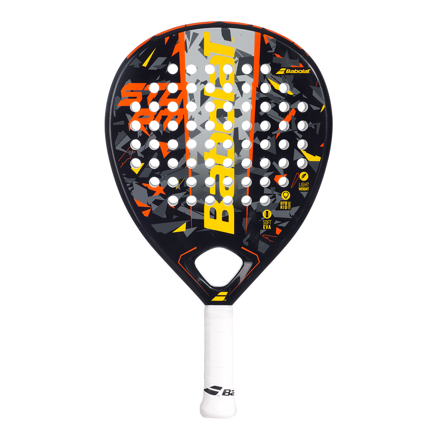 Babolat Storm Padel Racket - Black/Yellow/Orange